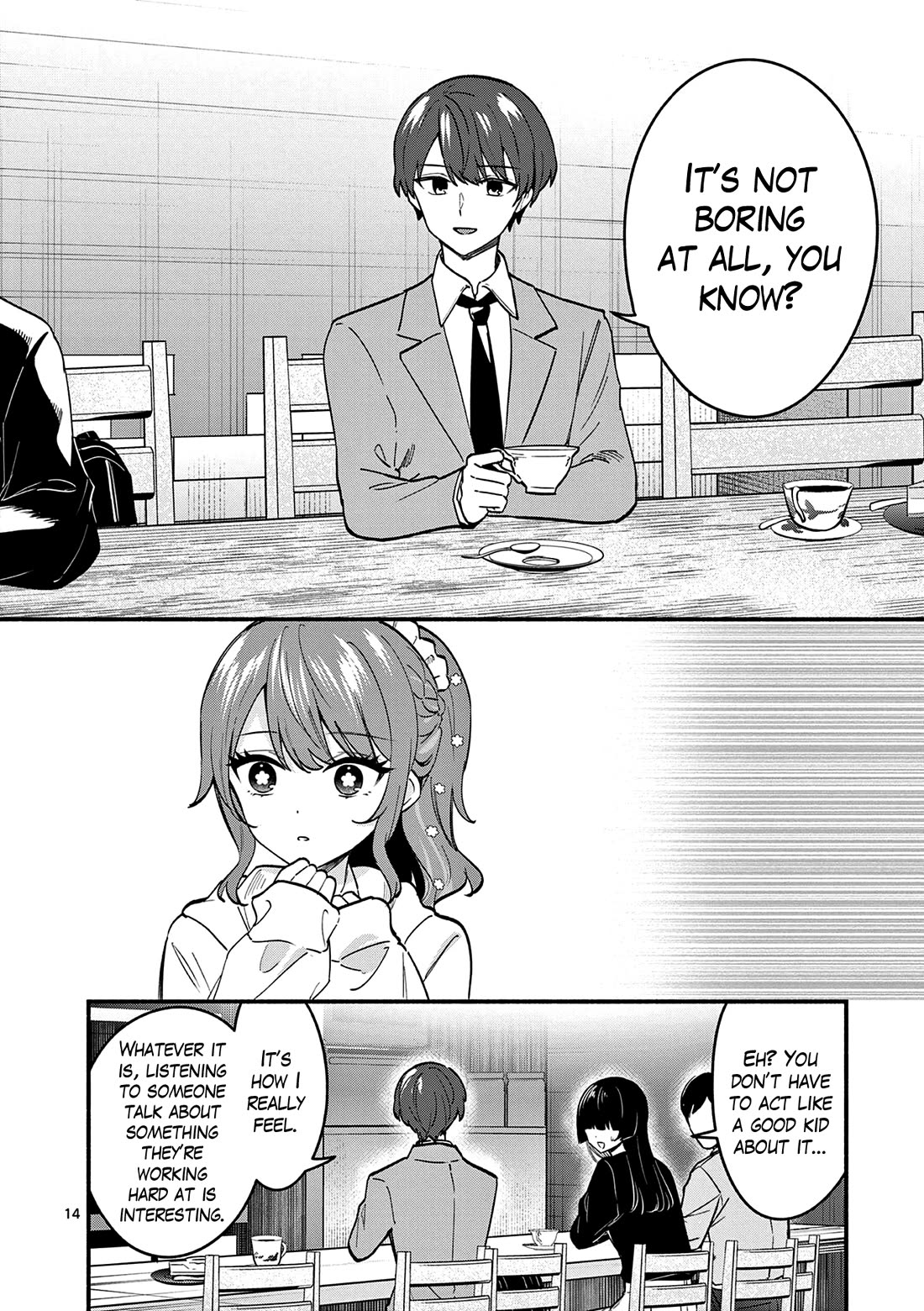 Shiotaiou no Sato-san ga Ore ni dake Amai Chapter 85 page 14 - Chapter 85