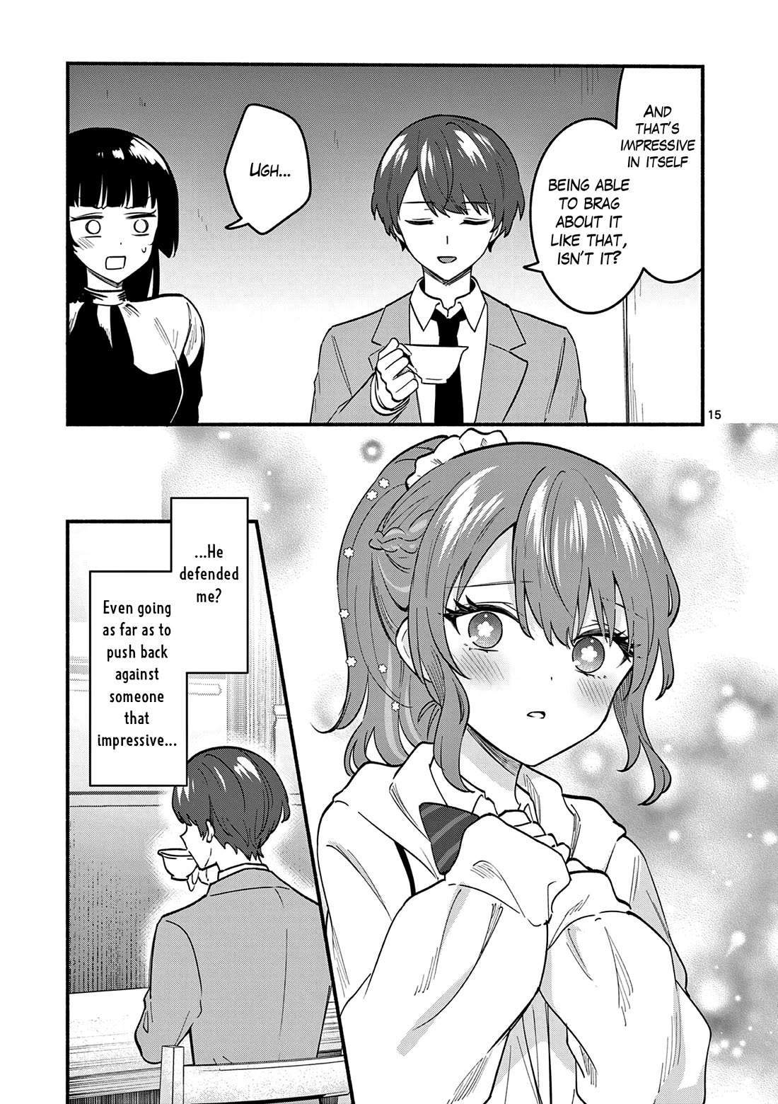 Shiotaiou no Sato-san ga Ore ni dake Amai Chapter 85 page 15 - Chapter 85