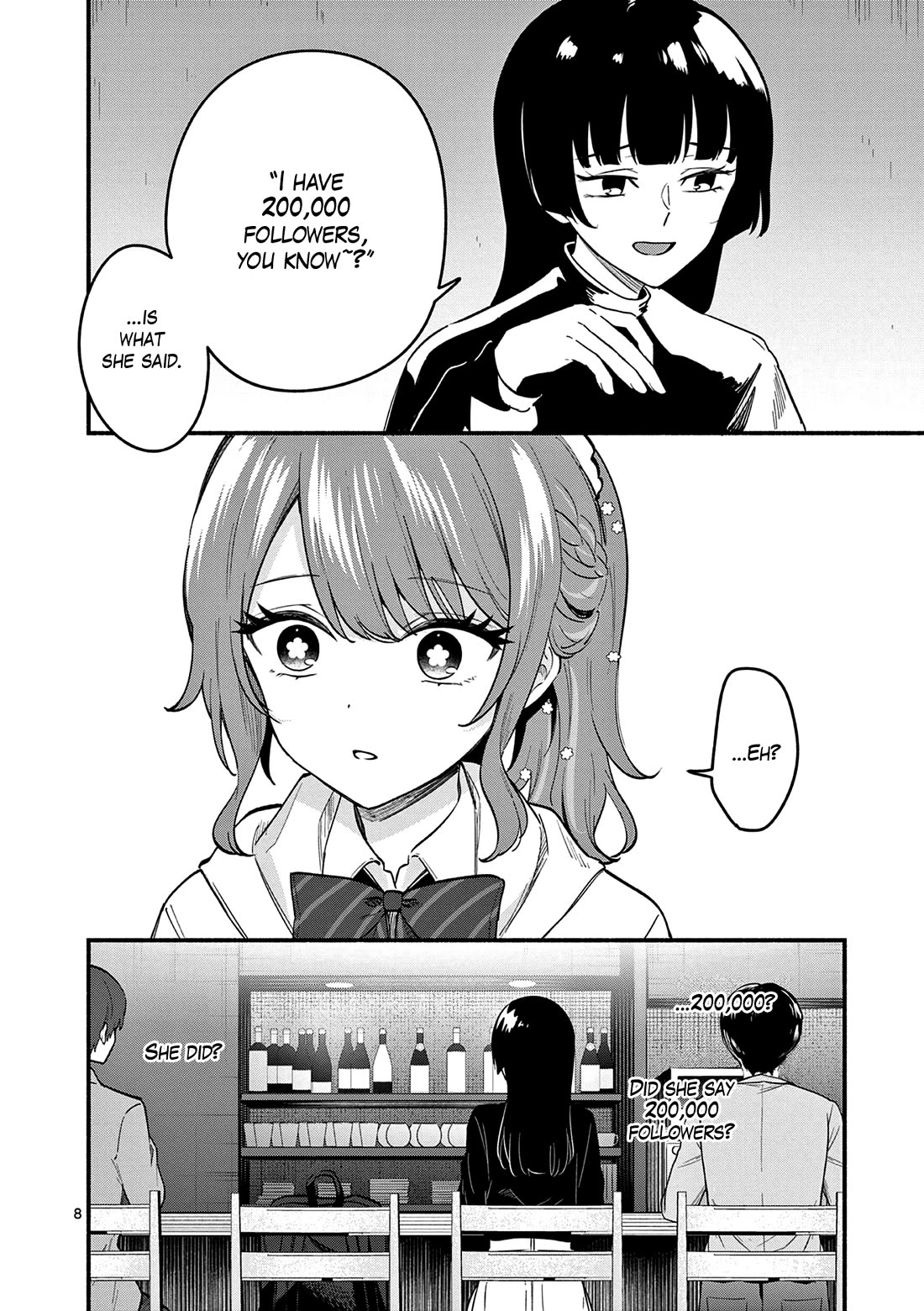 Shiotaiou no Sato-san ga Ore ni dake Amai Chapter 85 page 8 - Chapter 85