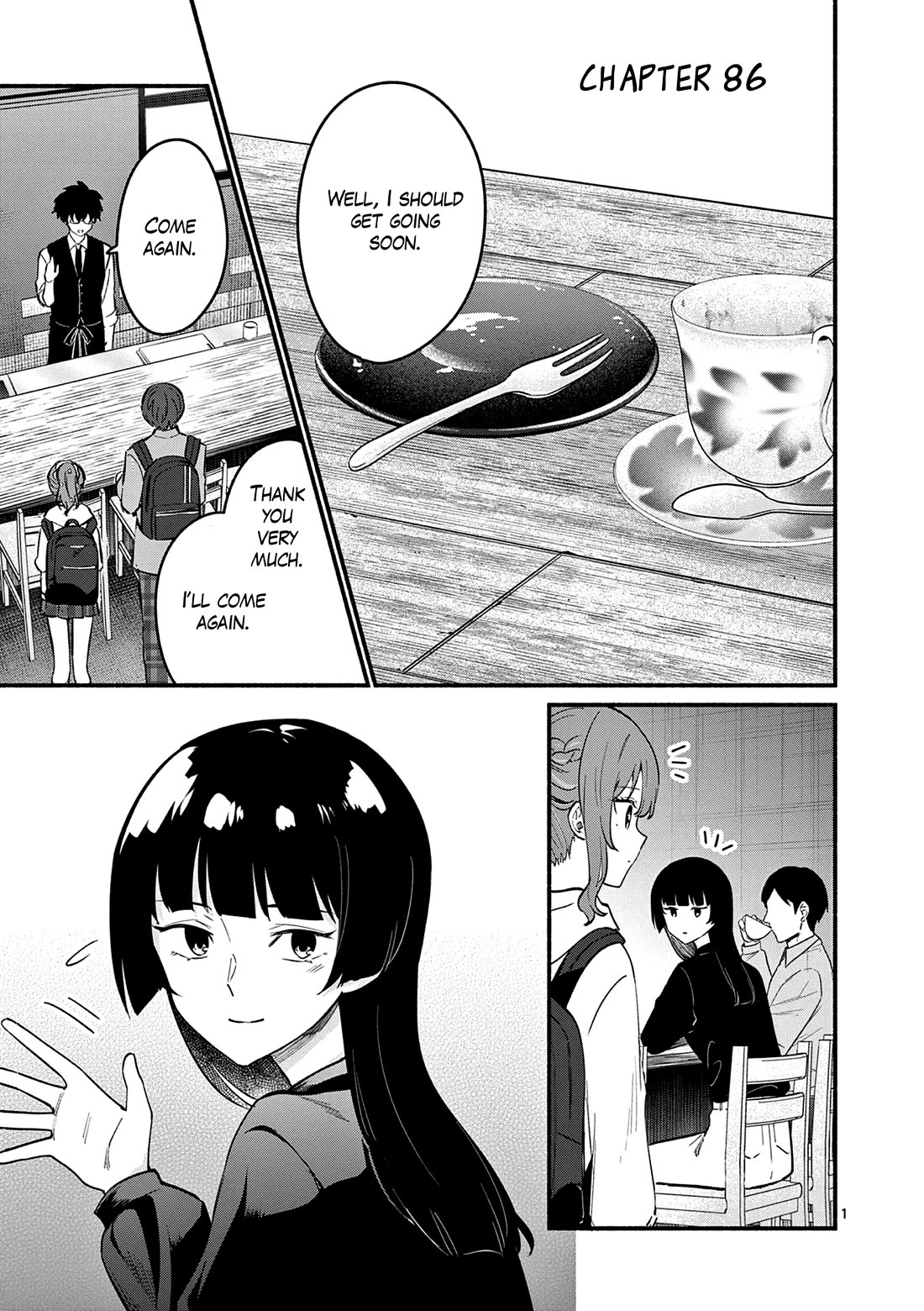 Shiotaiou no Sato-san ga Ore ni dake Amai Chapter 86 page 1 - Chapter 86