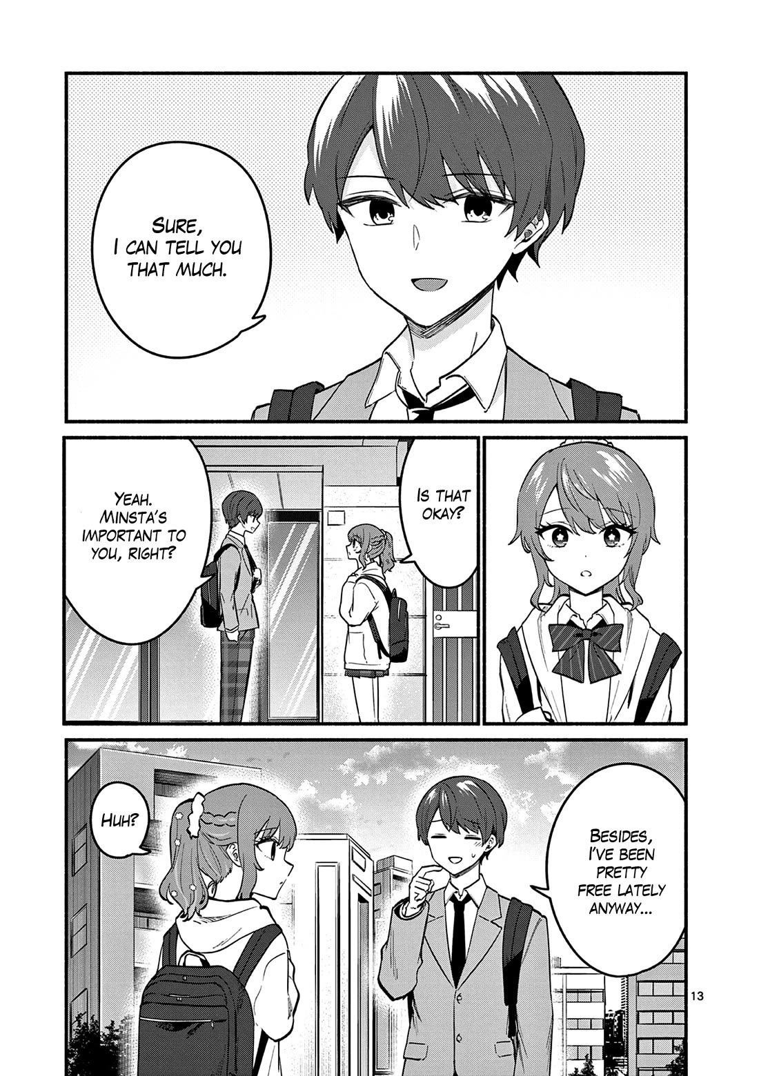 Shiotaiou no Sato-san ga Ore ni dake Amai Chapter 86 page 13 - Chapter 86