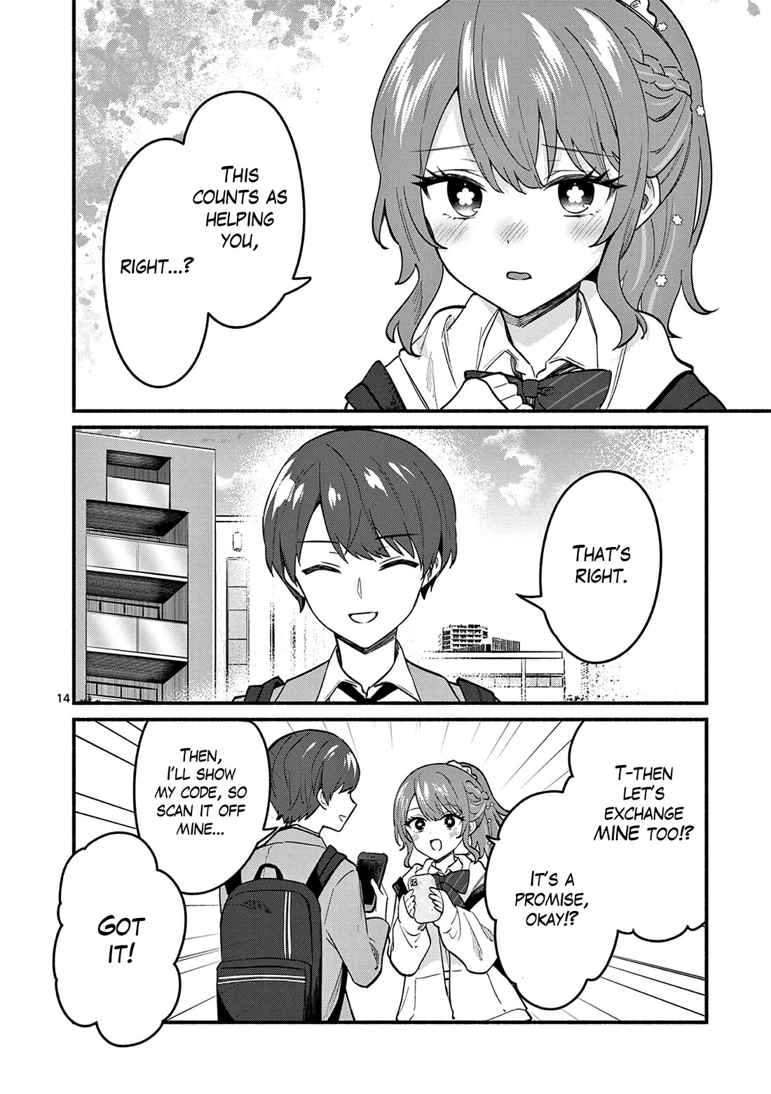 Shiotaiou no Sato-san ga Ore ni dake Amai Chapter 86 page 14 - Chapter 86