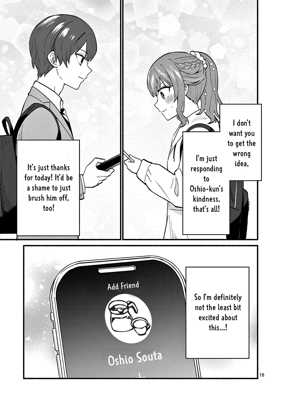 Shiotaiou no Sato-san ga Ore ni dake Amai Chapter 86 page 15 - Chapter 86