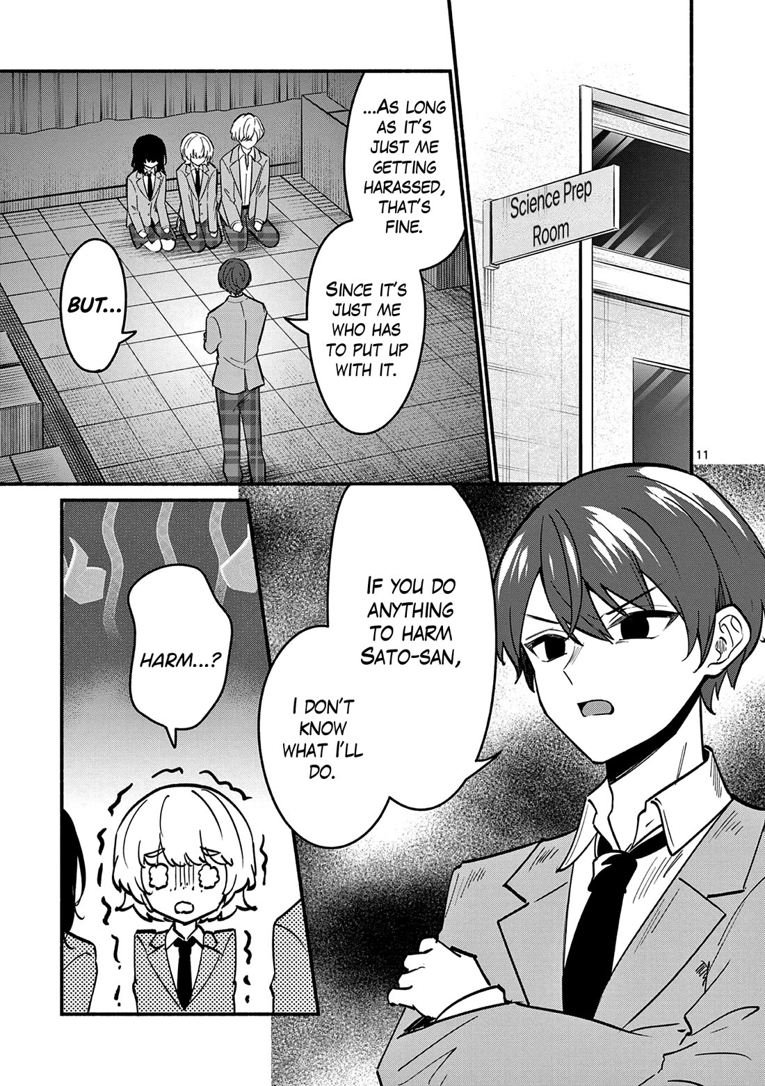 Shiotaiou no Sato-san ga Ore ni dake Amai Chapter 87 page 11 - Chapter 87