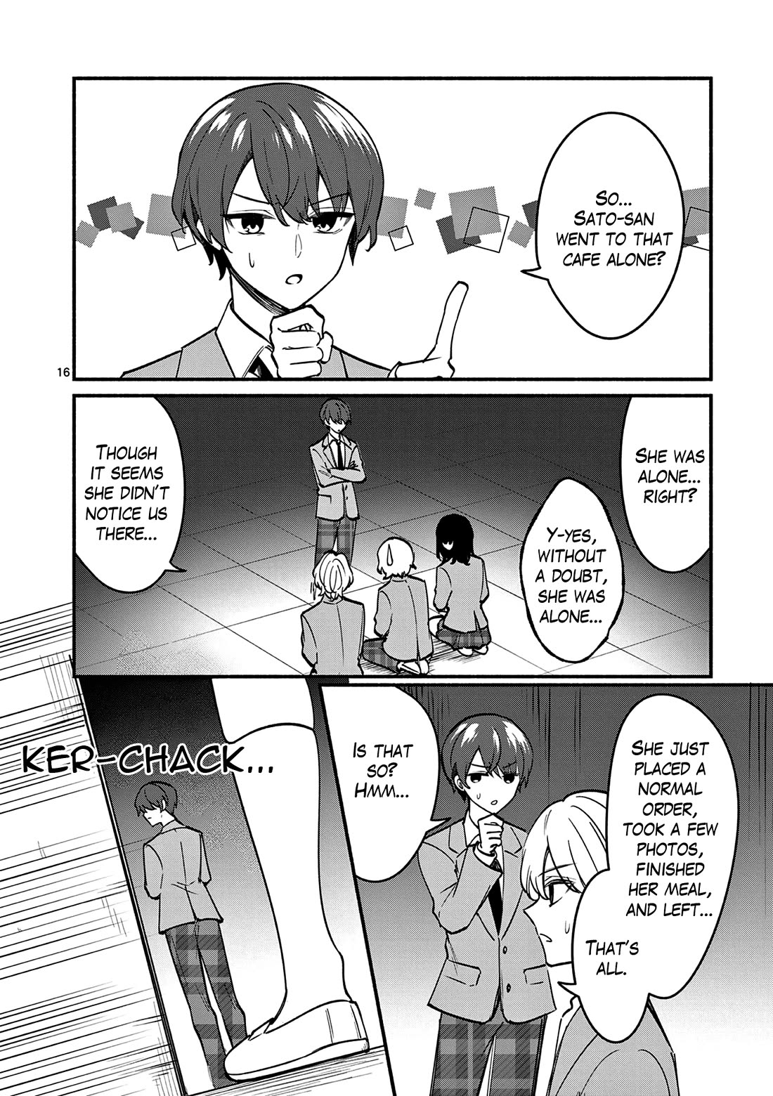 Shiotaiou no Sato-san ga Ore ni dake Amai Chapter 87 page 16 - Chapter 87