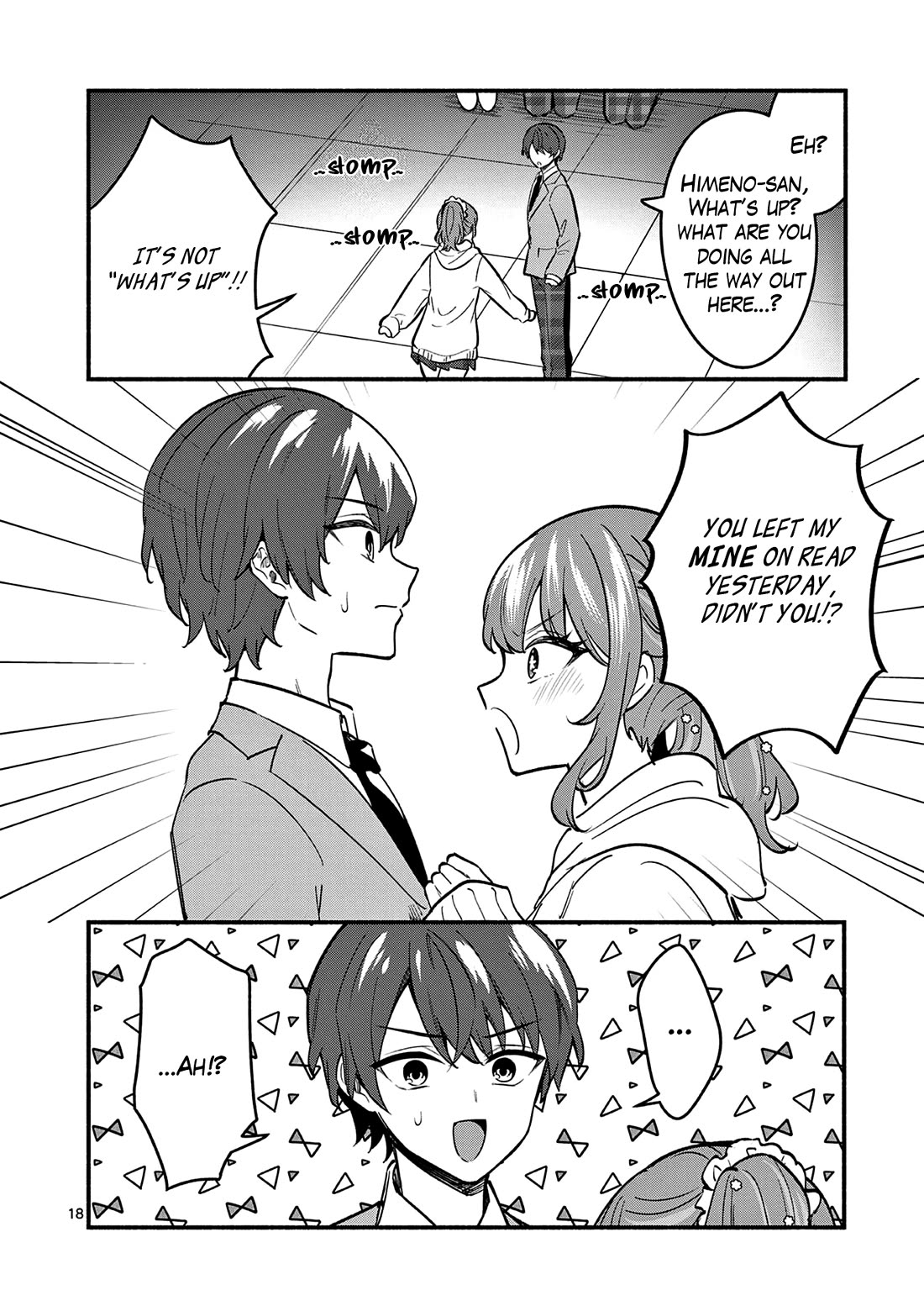 Shiotaiou no Sato-san ga Ore ni dake Amai Chapter 87 page 18 - Chapter 87