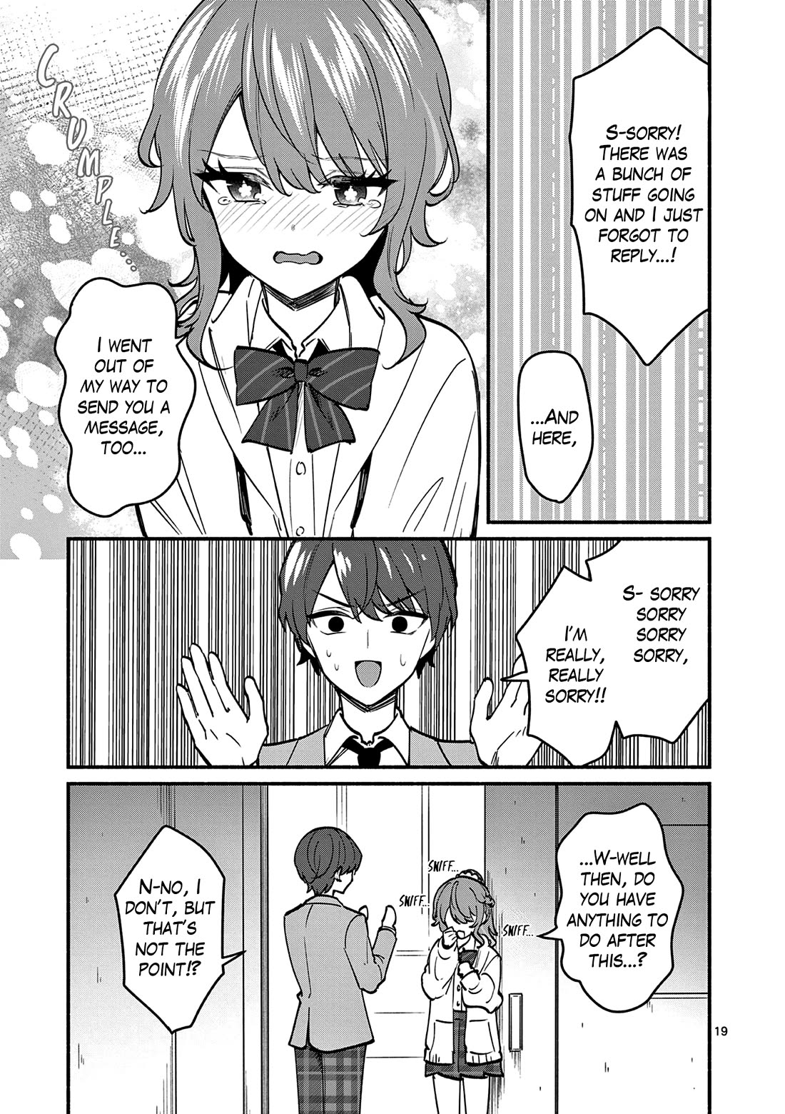 Shiotaiou no Sato-san ga Ore ni dake Amai Chapter 87 page 19 - Chapter 87