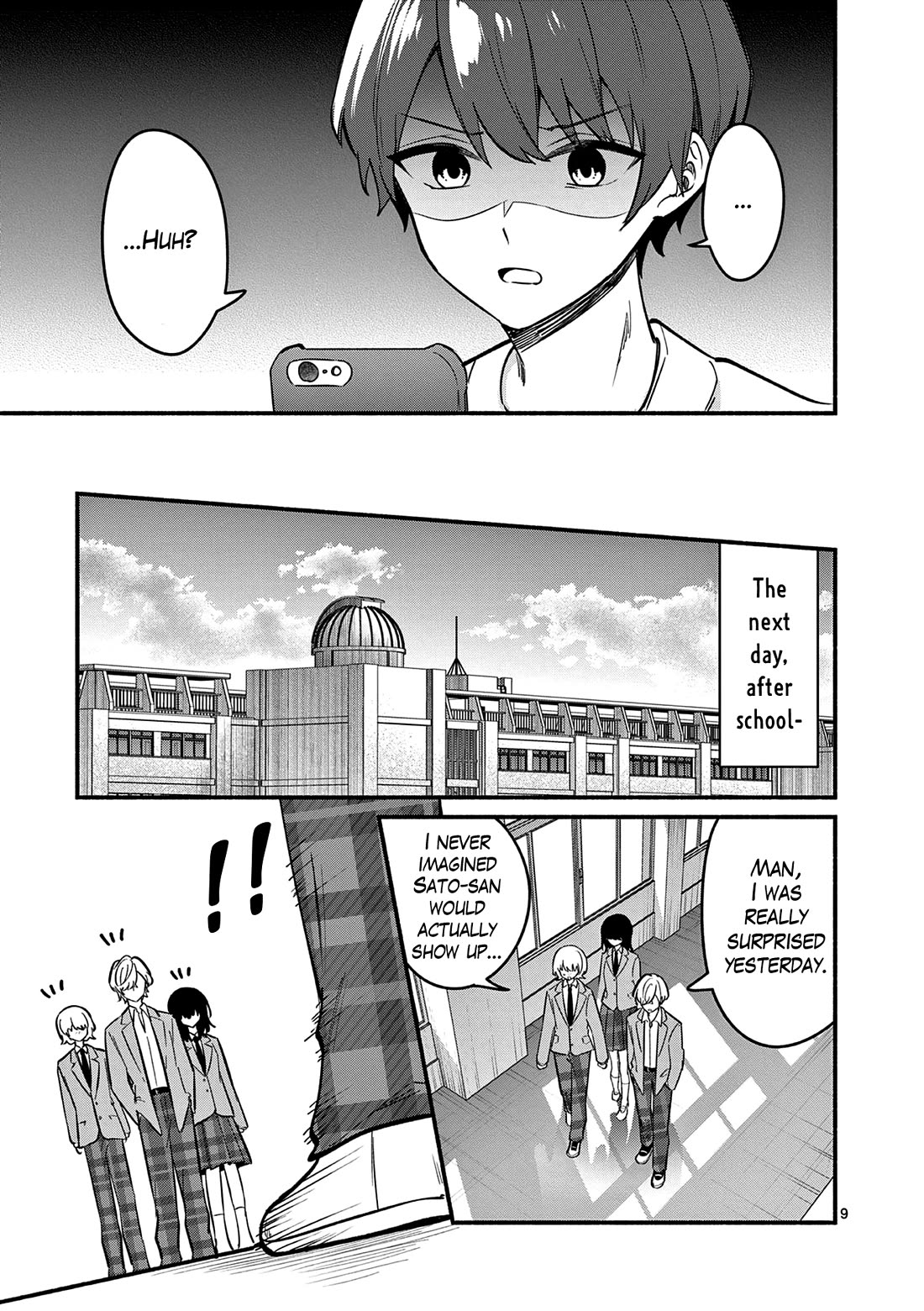 Shiotaiou no Sato-san ga Ore ni dake Amai Chapter 87 page 9 - Chapter 87