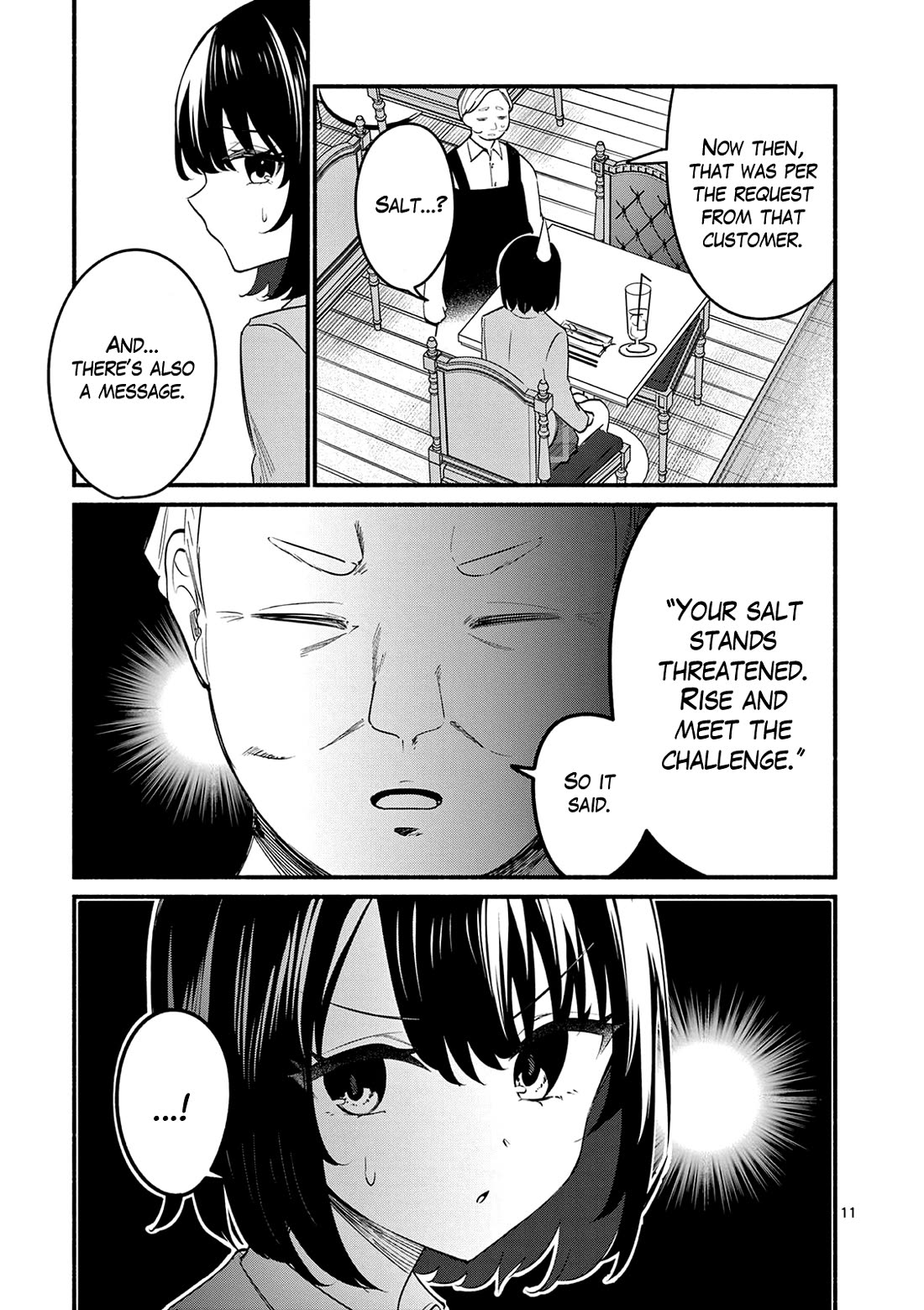 Shiotaiou no Sato-san ga Ore ni dake Amai Chapter 89 page 11 - Chapter 89