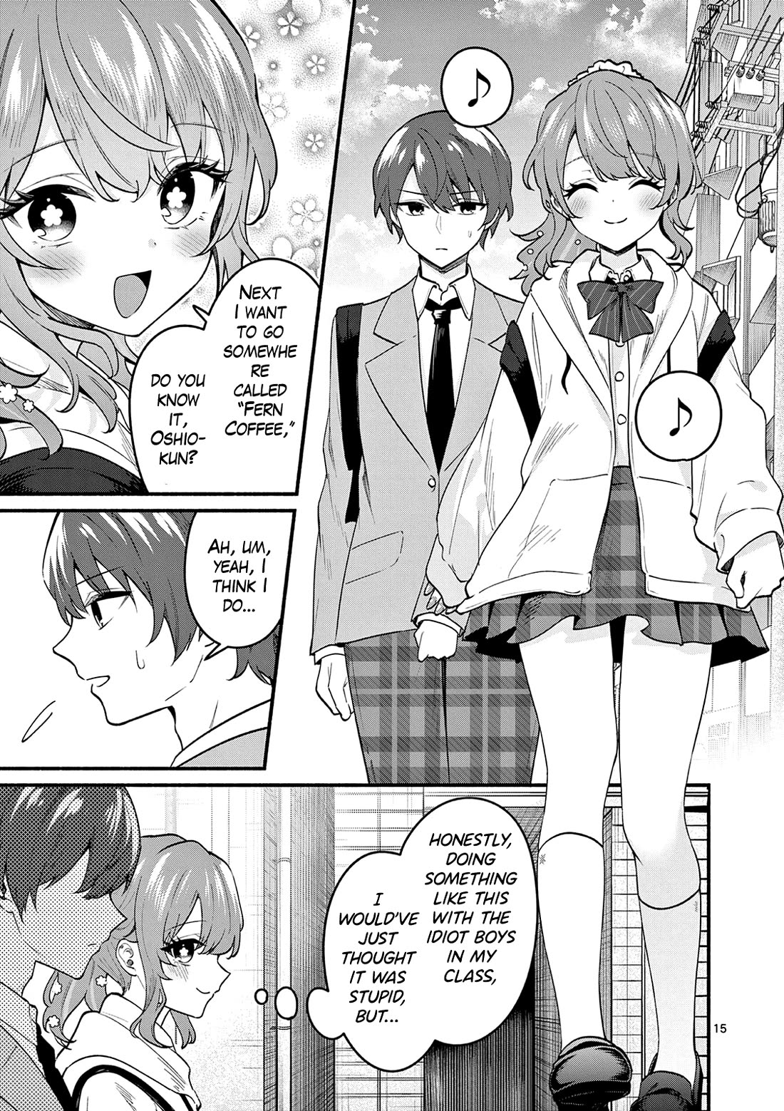 Shiotaiou no Sato-san ga Ore ni dake Amai Chapter 89 page 15 - Chapter 89