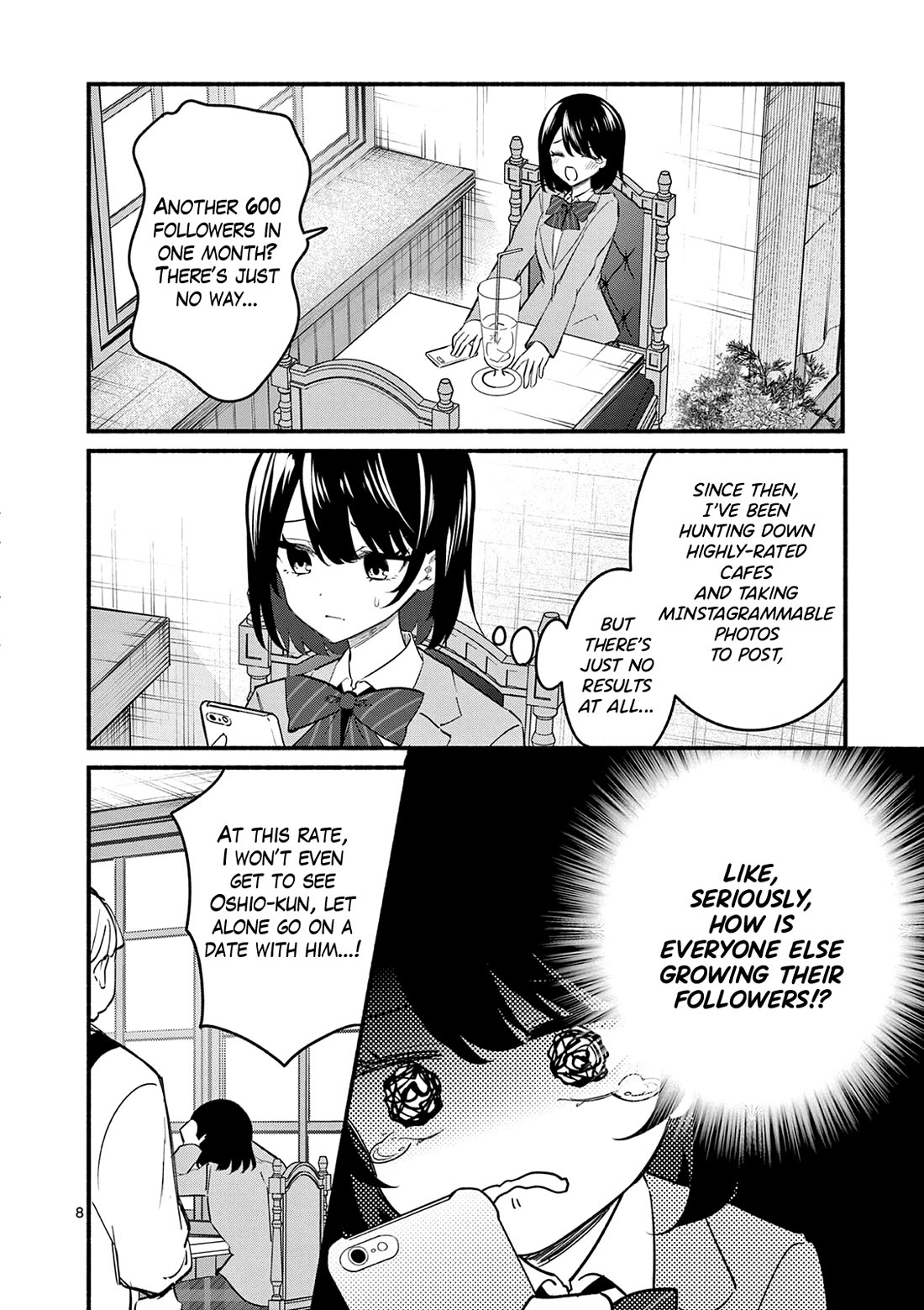 Shiotaiou no Sato-san ga Ore ni dake Amai Chapter 89 page 8 - Chapter 89
