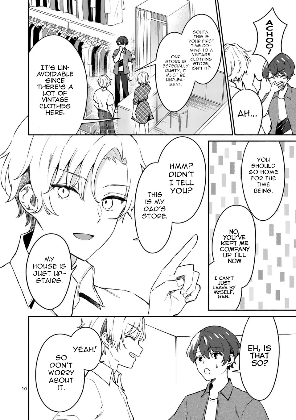 Shiotaiou no Sato-san ga Ore ni dake Amai Chapter 9 page 10 - Chapter 9