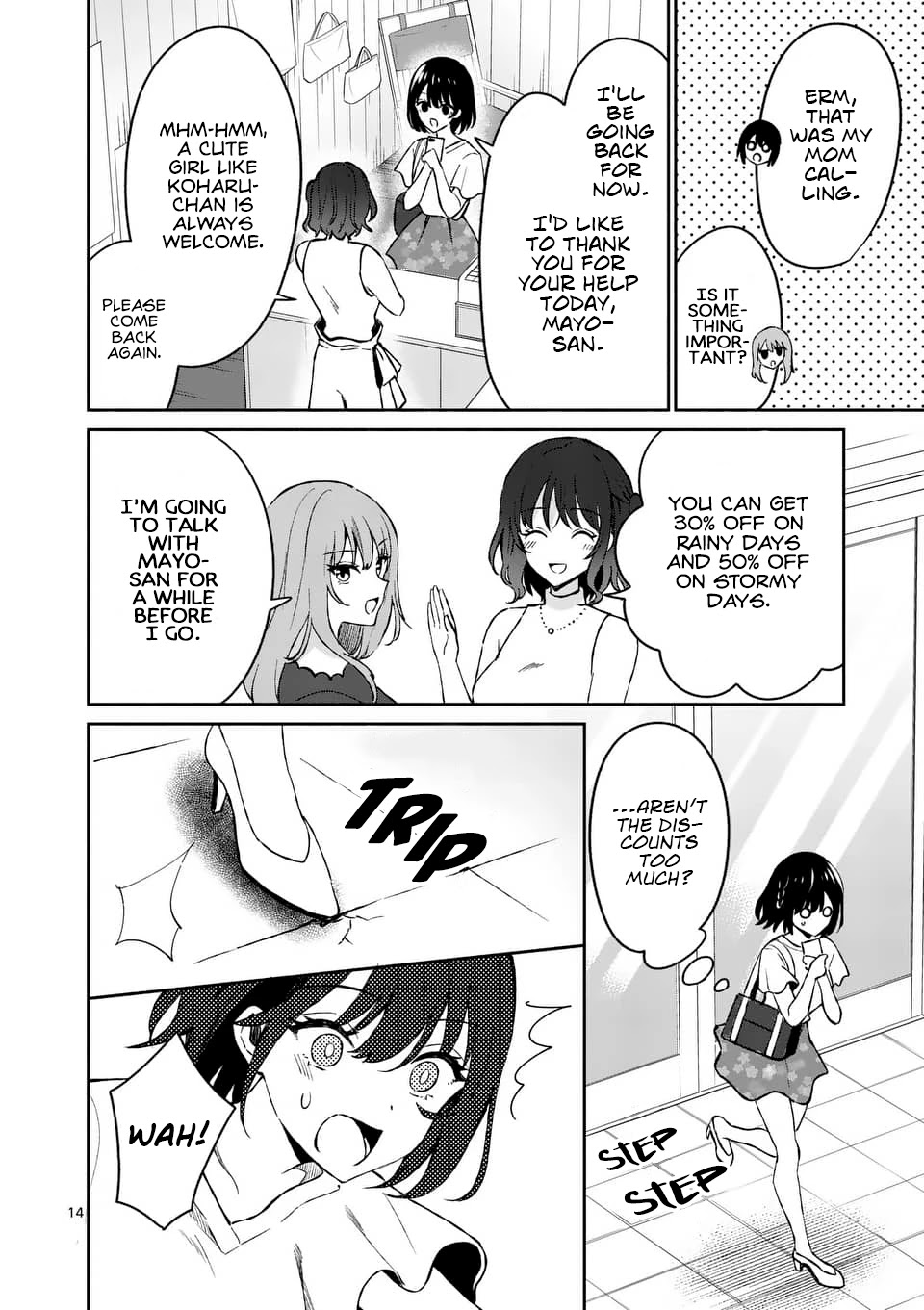 Shiotaiou no Sato-san ga Ore ni dake Amai Chapter 9 page 14 - Chapter 9