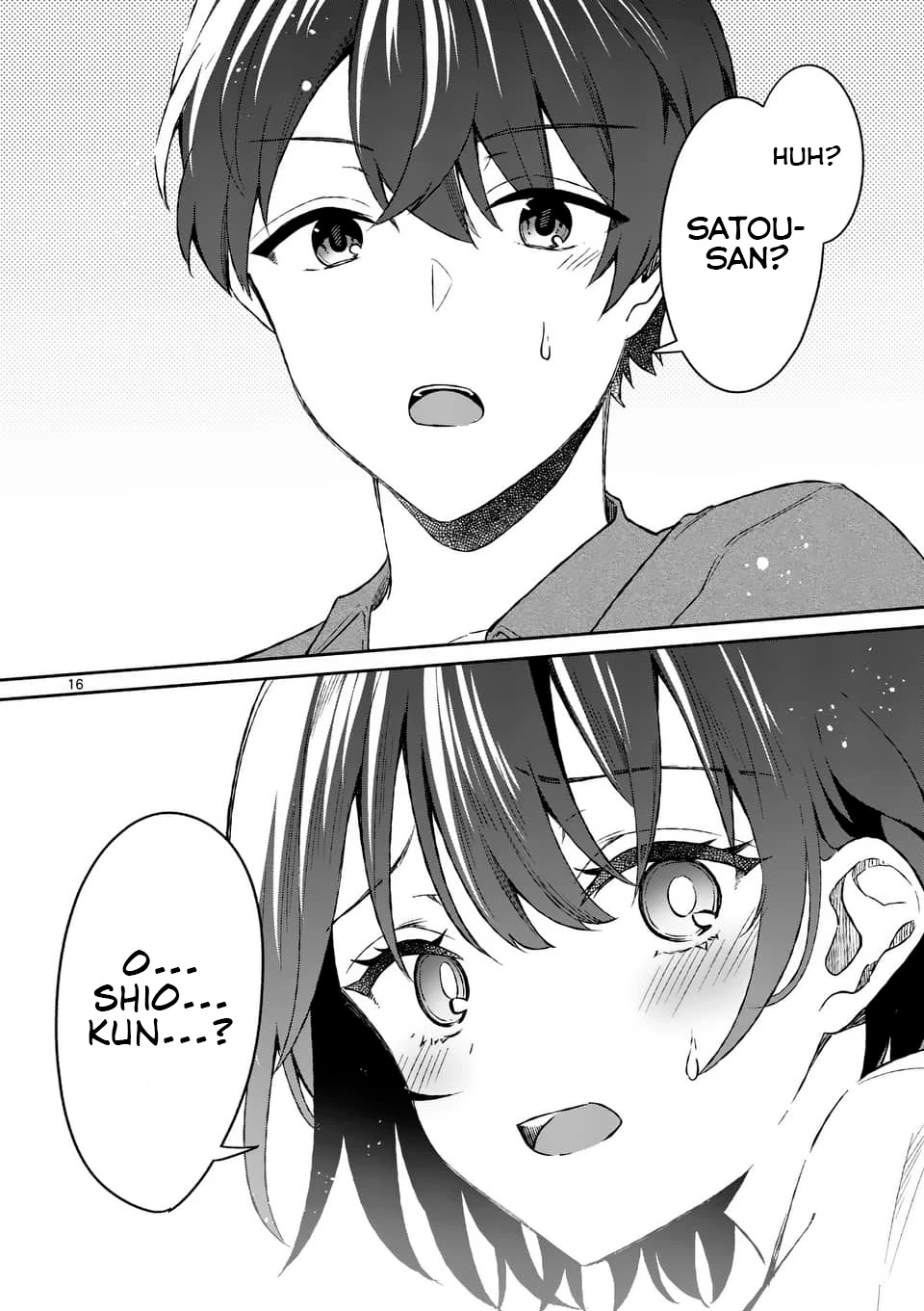 Shiotaiou no Sato-san ga Ore ni dake Amai Chapter 9 page 16 - Chapter 9