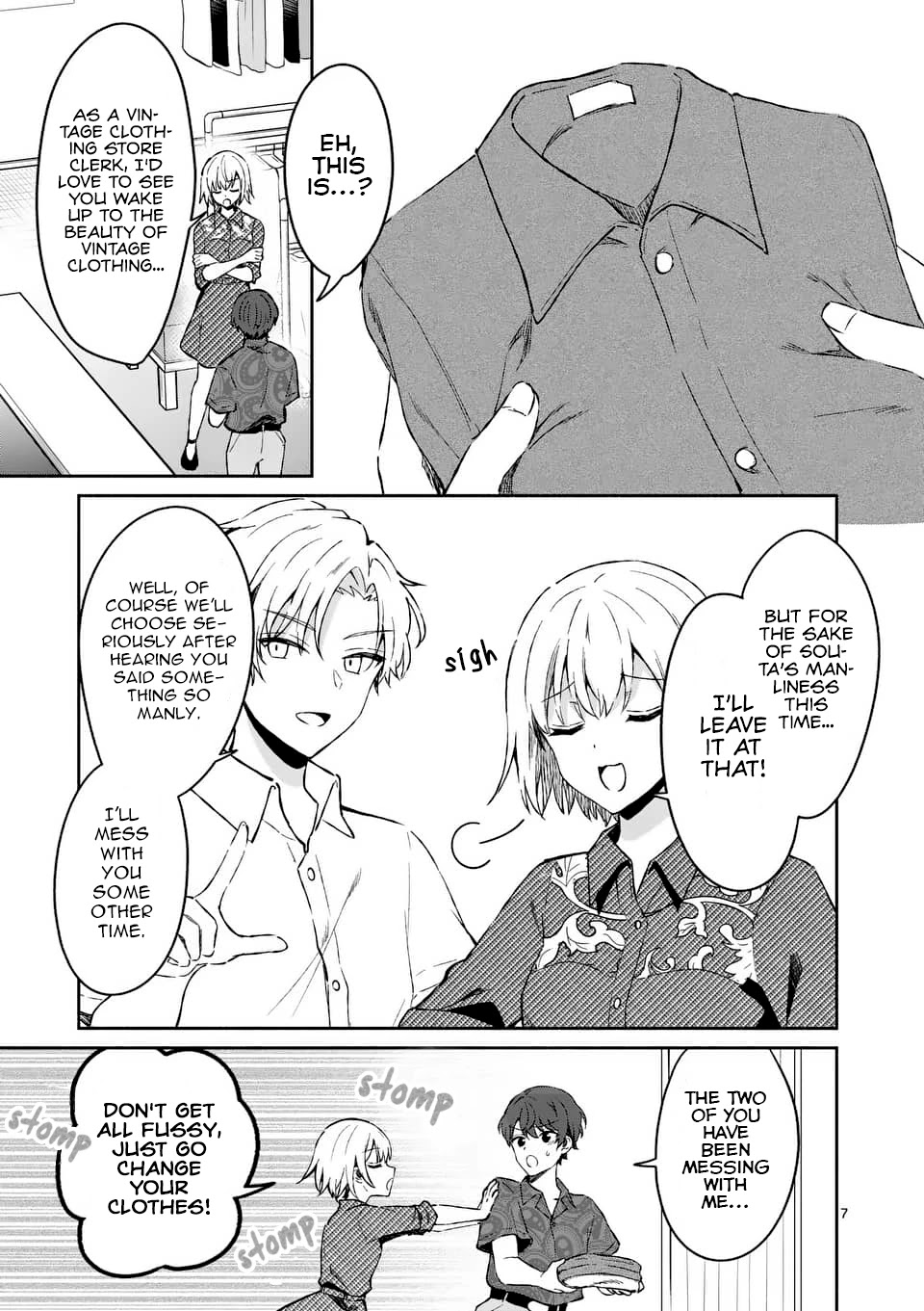 Shiotaiou no Sato-san ga Ore ni dake Amai Chapter 9 page 7 - Chapter 9
