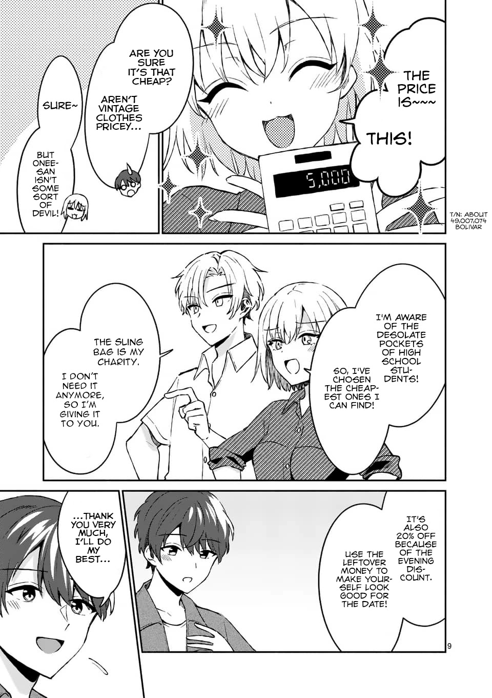 Shiotaiou no Sato-san ga Ore ni dake Amai Chapter 9 page 9 - Chapter 9