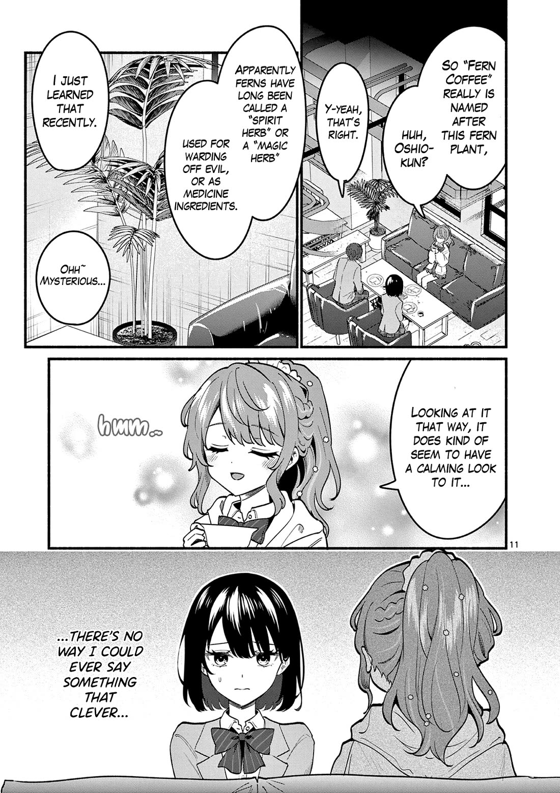 Shiotaiou no Sato-san ga Ore ni dake Amai Chapter 90 page 11 - Chapter 90