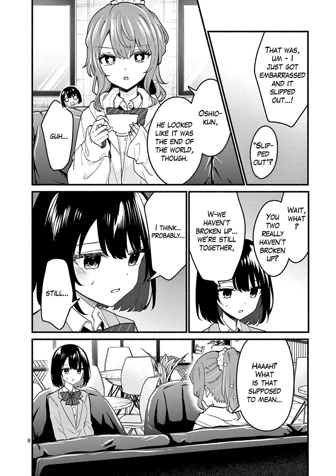 Shiotaiou no Sato-san ga Ore ni dake Amai Chapter 91 page 8 - Chapter 91