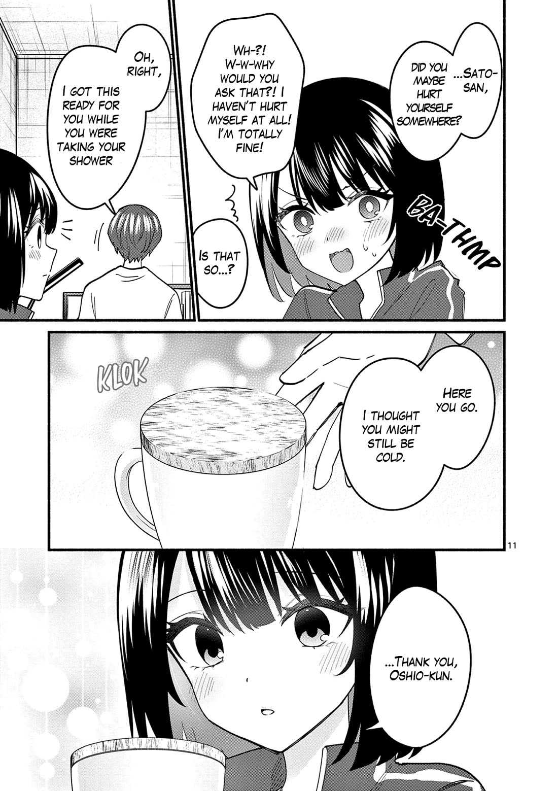 Shiotaiou no Sato-san ga Ore ni dake Amai Chapter 93 page 11 - Chapter 93