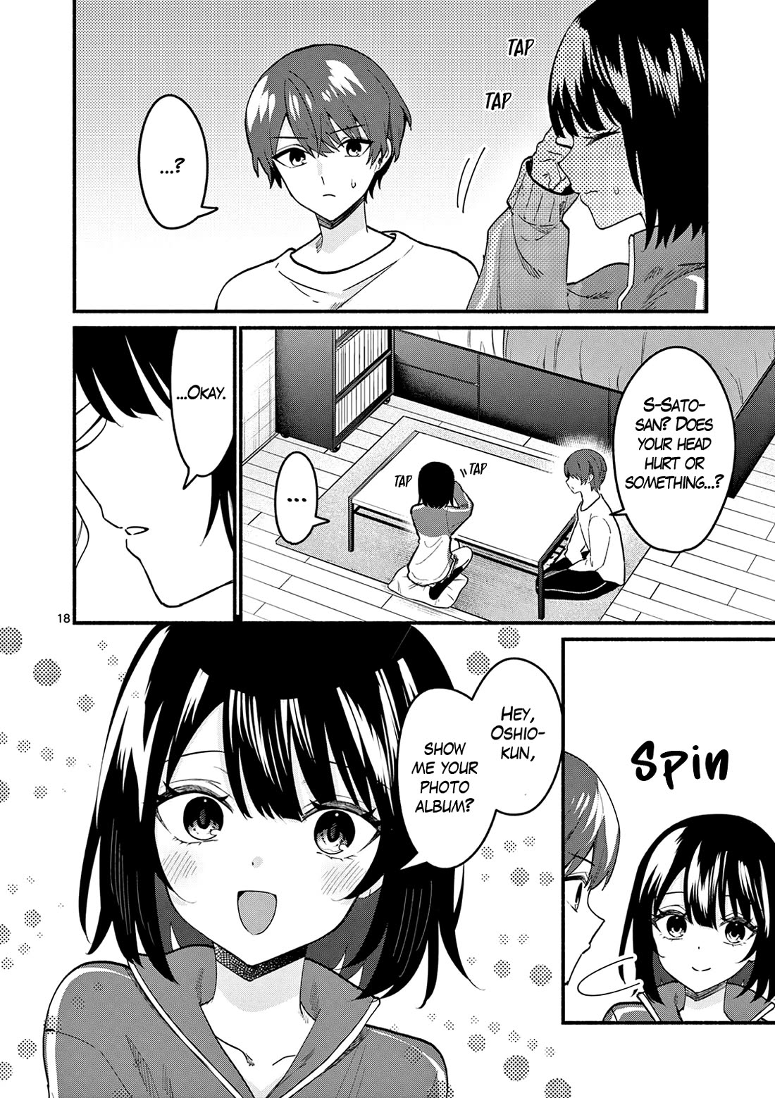 Shiotaiou no Sato-san ga Ore ni dake Amai Chapter 93 page 18 - Chapter 93