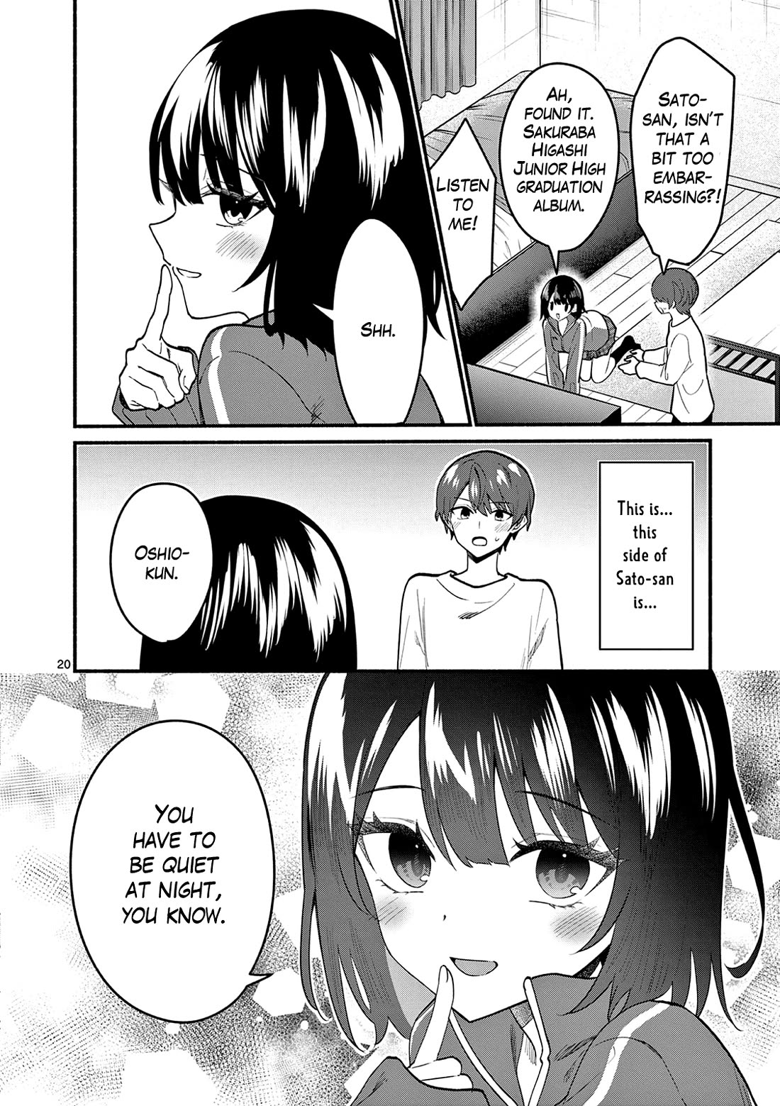 Shiotaiou no Sato-san ga Ore ni dake Amai Chapter 93 page 20 - Chapter 93