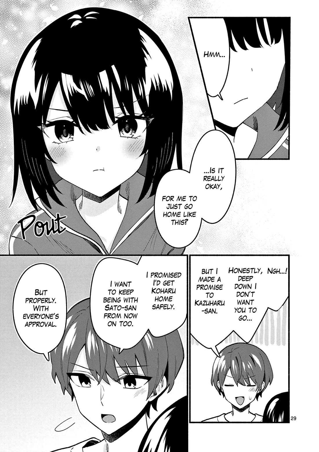 Shiotaiou no Sato-san ga Ore ni dake Amai Chapter 93 page 29 - Chapter 93