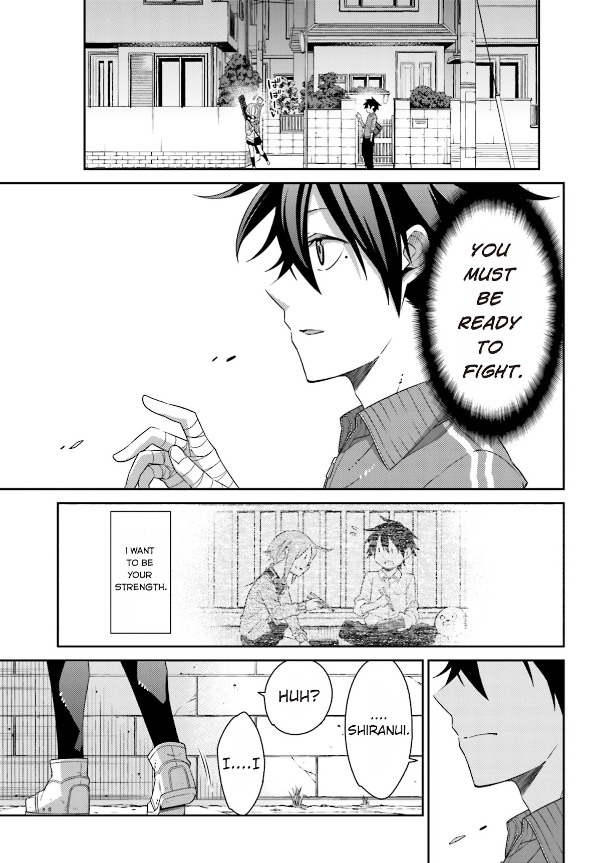 Shiranui-san wa Oni ga Mienai Chapter 3 page 36 - Chapter 3 : [End]