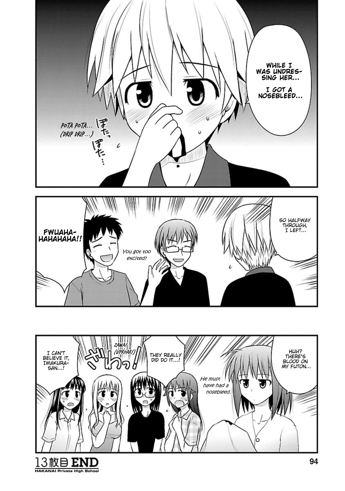 Shiritsu Hakanai Gakuen Chapter 13 page 28 - Chapter 13: Let's Have a Sleepover!