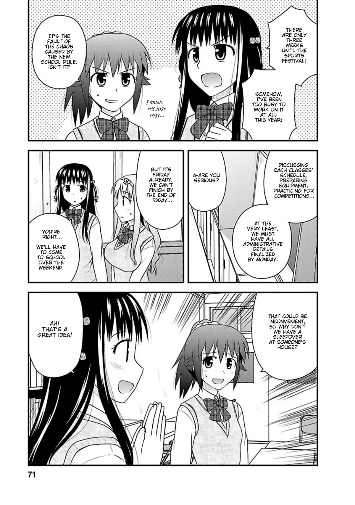 Shiritsu Hakanai Gakuen Chapter 13 page 6 - Chapter 13: Let's Have a Sleepover!
