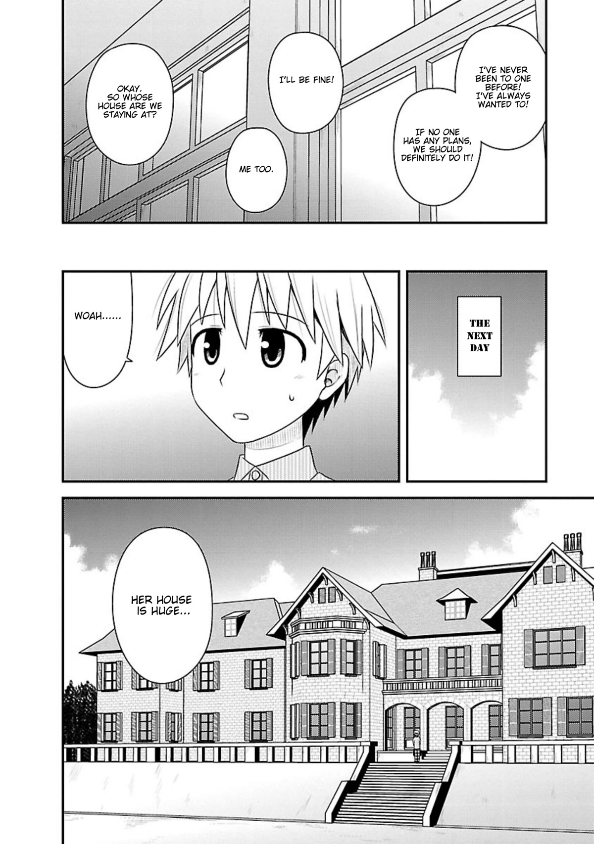 Shiritsu Hakanai Gakuen Chapter 13 page 7 - Chapter 13: Let's Have a Sleepover!