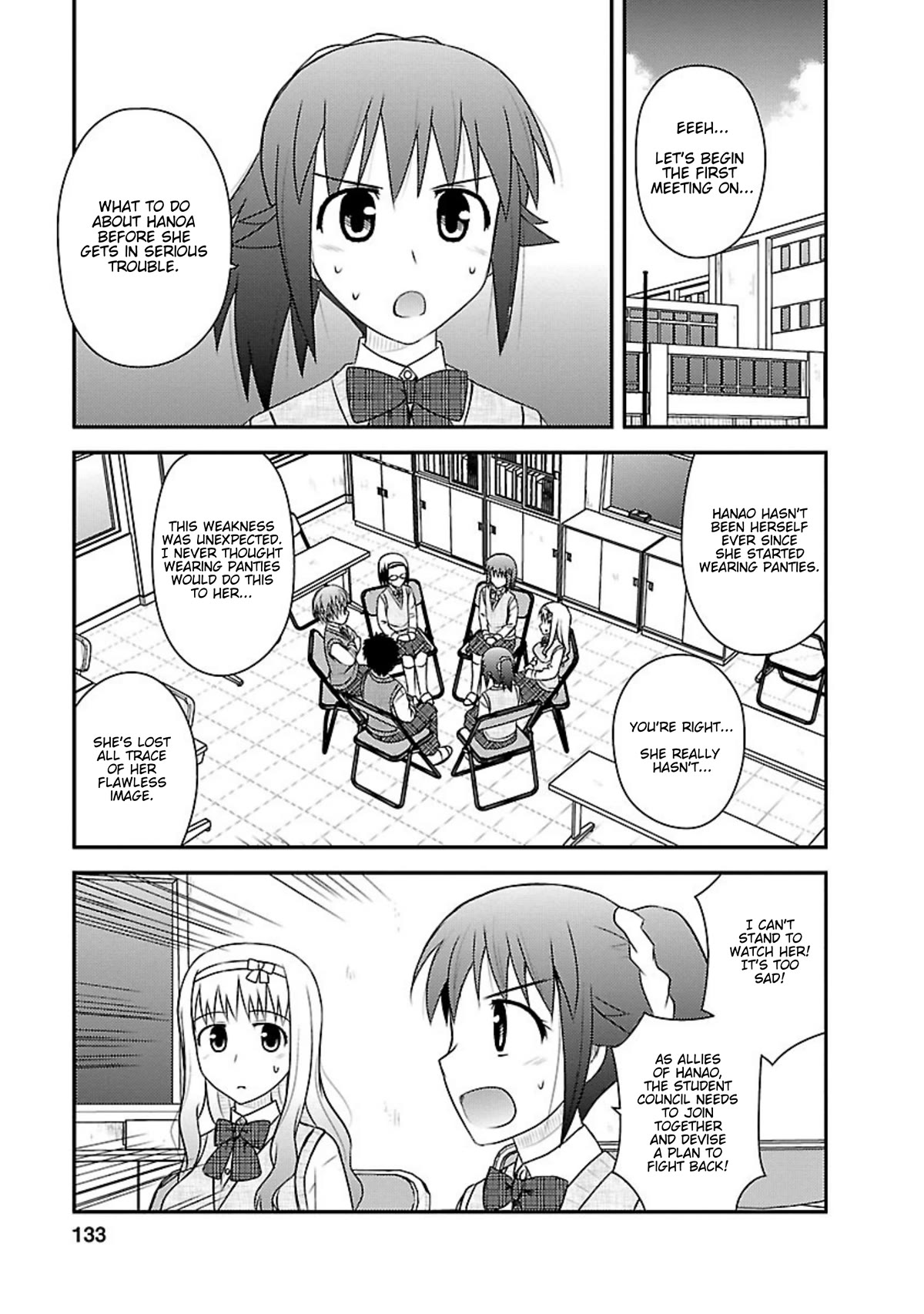 Shiritsu Hakanai Gakuen Chapter 20 page 8 - Chapter 20: Worn for the First Time