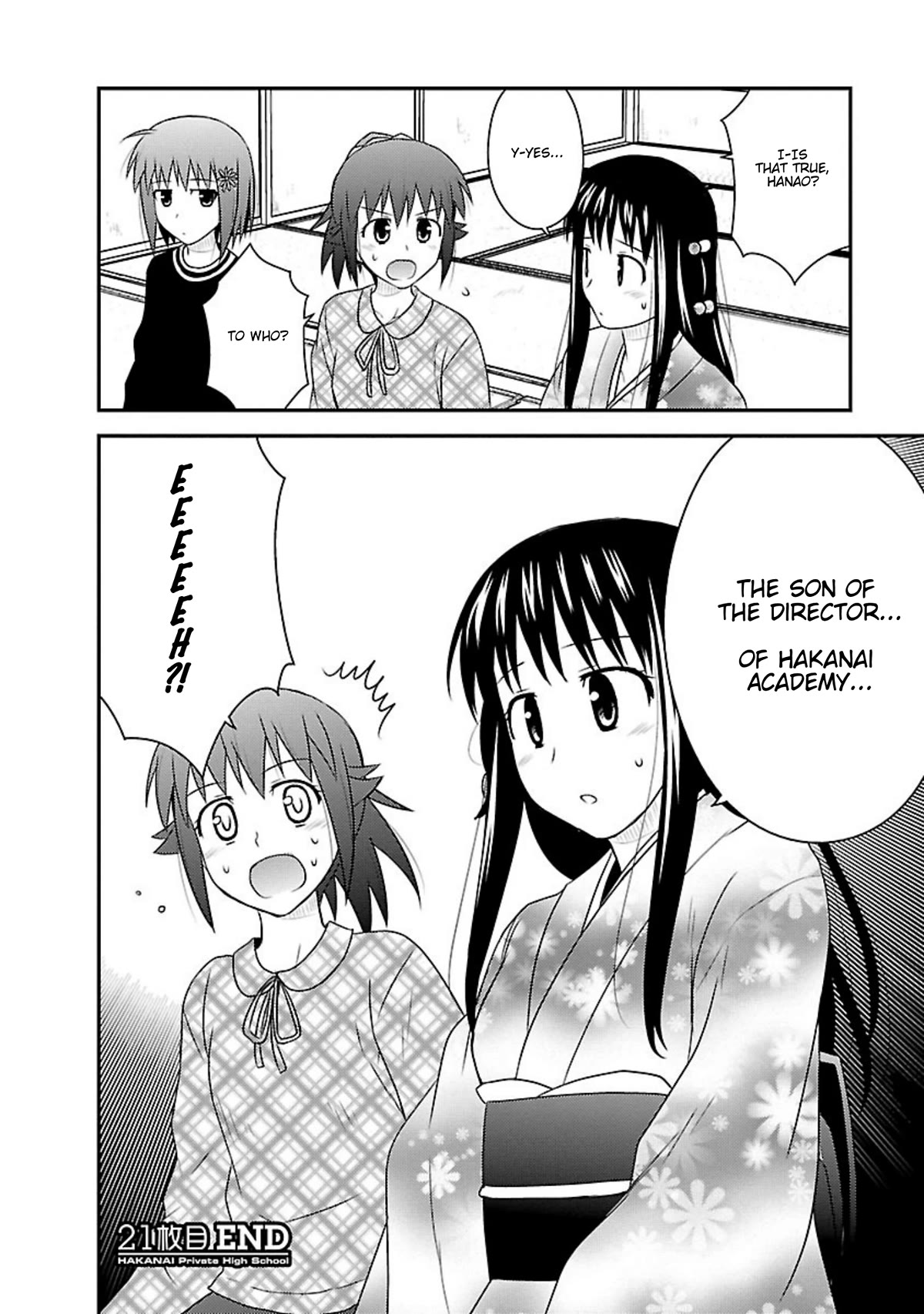 Shiritsu Hakanai Gakuen Chapter 21 page 32 - Chapter 21: Hanao is Acting Strange