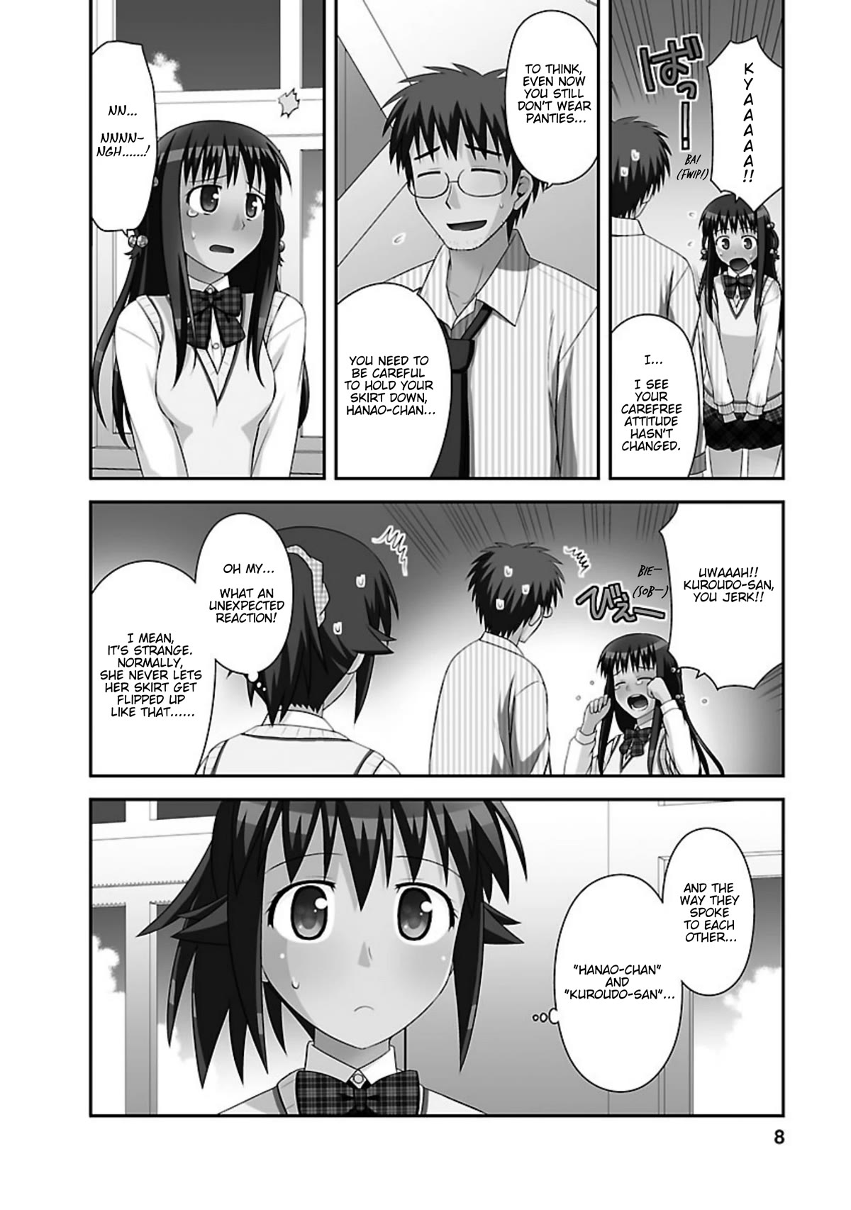 Shiritsu Hakanai Gakuen Chapter 21 page 6 - Chapter 21: Hanao is Acting Strange