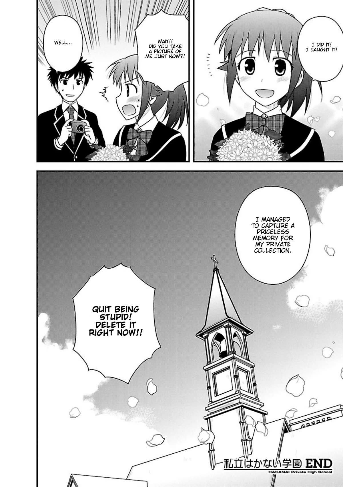 Shiritsu Hakanai Gakuen Chapter 24 page 43 - Chapter 24: At the End of These Ephemeral Days [END]