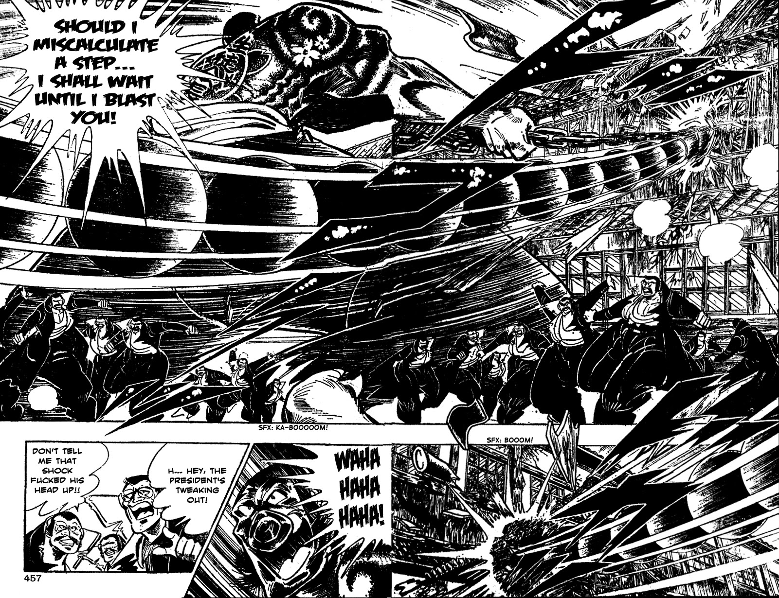 Shiritsu Kiwamemichi Koukou Chapter 19 page 7 - Chapter 19: The President's Madness!!