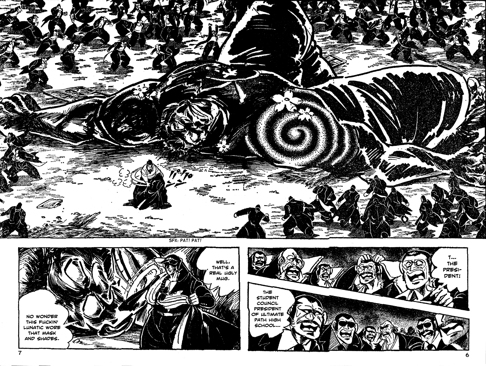 Shiritsu Kiwamemichi Koukou Chapter 20 page 8 - Chapter 20: The Yakuza Radical!!