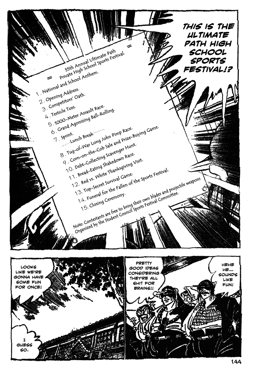 Shiritsu Kiwamemichi Koukou Chapter 26 page 15 - Chapter 26: The Sports Festival Program