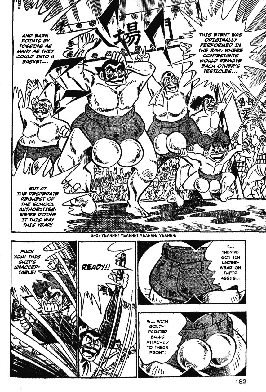 Shiritsu Kiwamemichi Koukou Chapter 28 page 12 - Chapter 28: The Yakuza's Festival!!