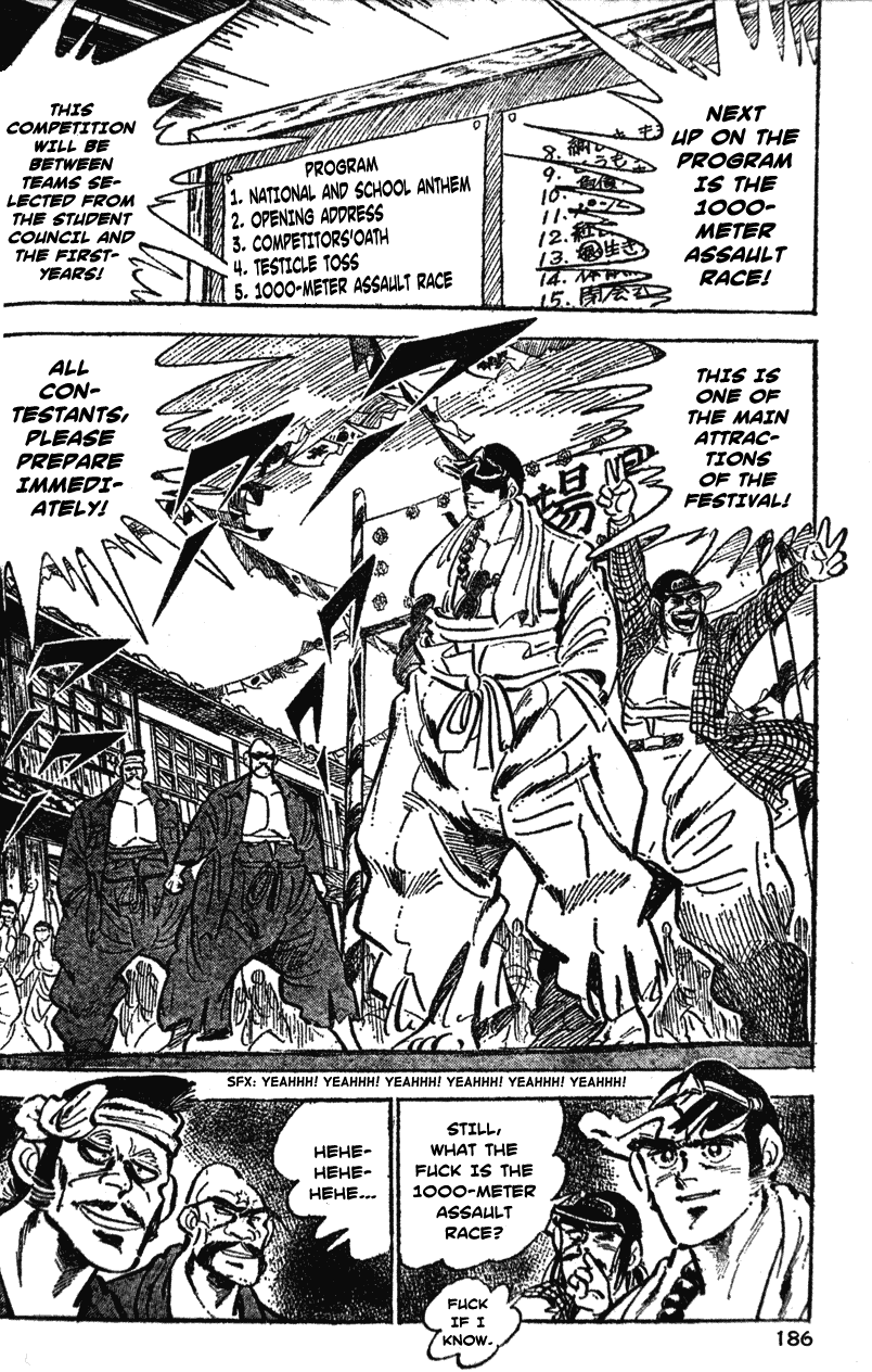 Shiritsu Kiwamemichi Koukou Chapter 28 page 16 - Chapter 28: The Yakuza's Festival!!