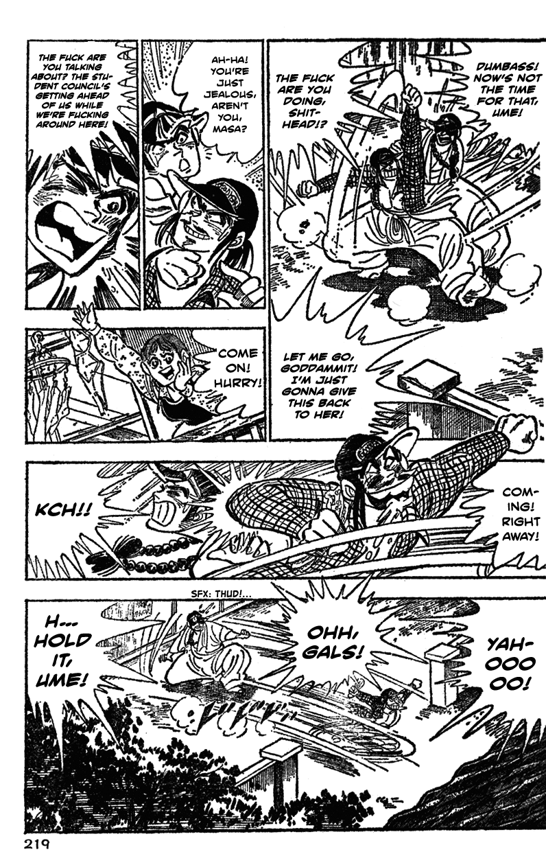 Shiritsu Kiwamemichi Koukou Chapter 30 page 11 - Chapter 30: Chrysanthemum Class' Hard Fight!!