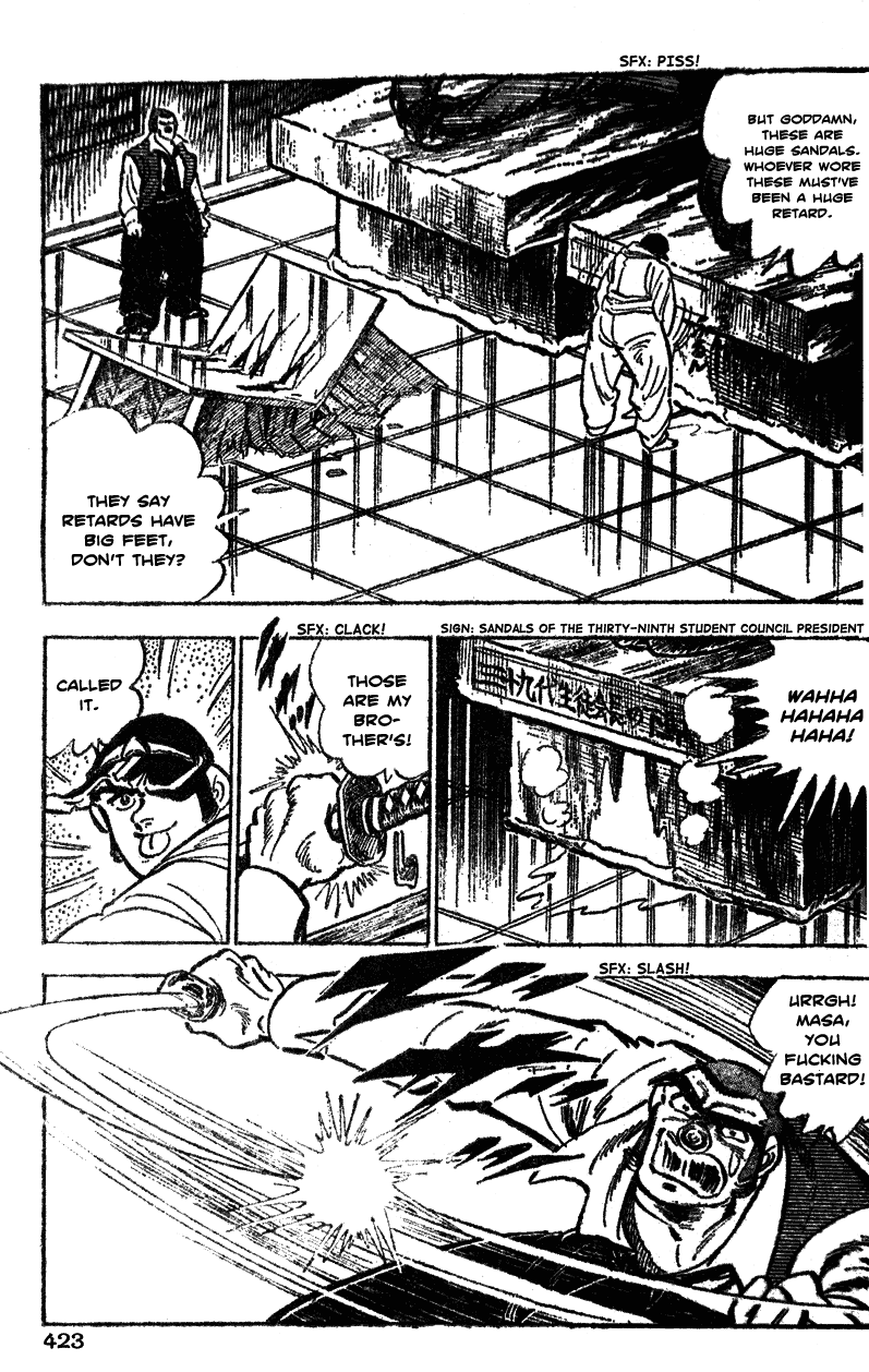Shiritsu Kiwamemichi Koukou Chapter 40 page 12 - Chapter 40: The Red vs. White Thanksgiving Visit