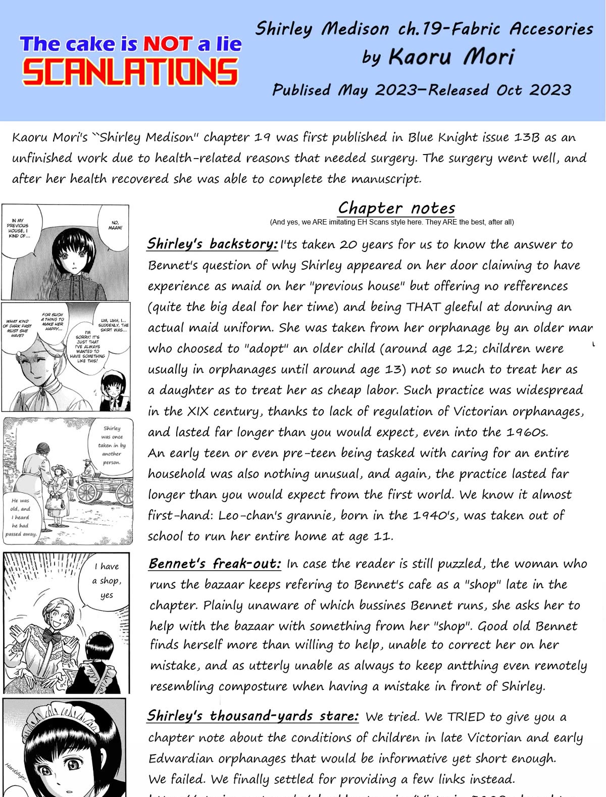 Shirley Chapter 19 page 38 - Chapter 19: Fabric accesories