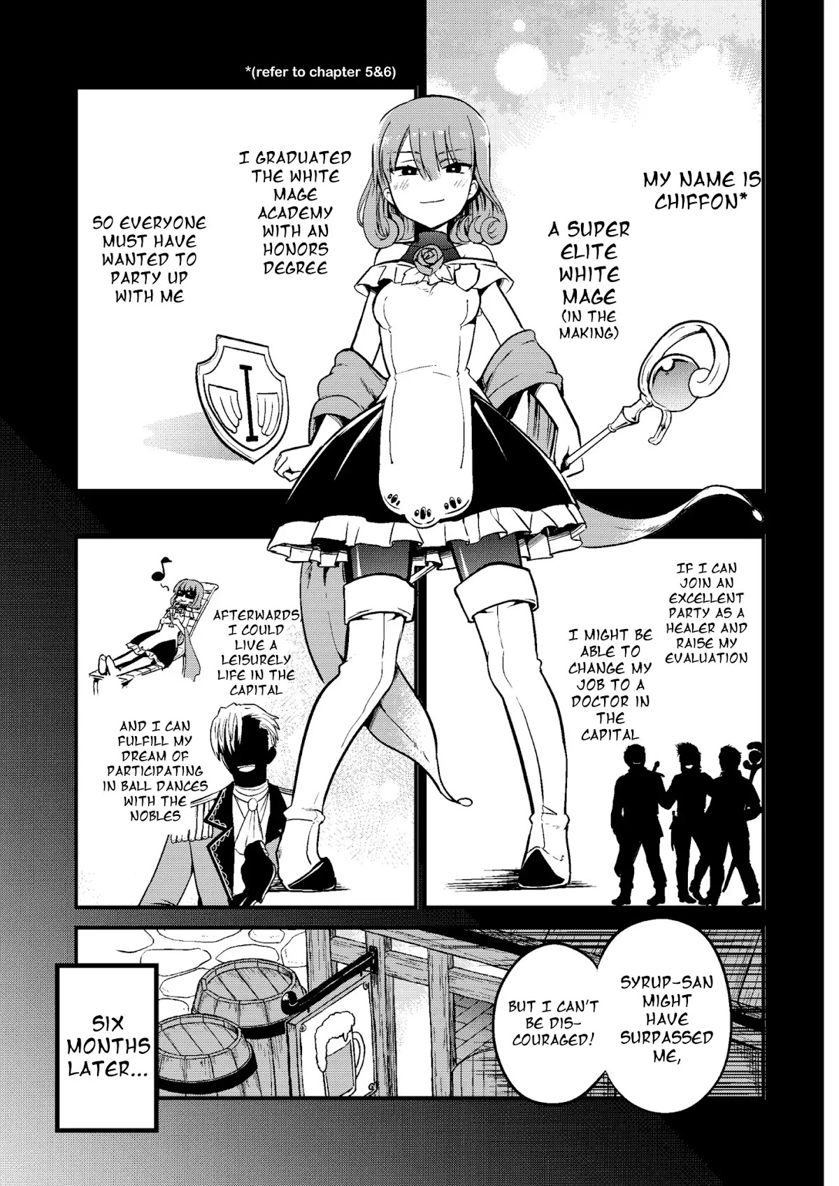 Shiro Madoushi Syrup-san Chapter 14 page 1 - Chapter 14: White Mage Chiffon's Ambition