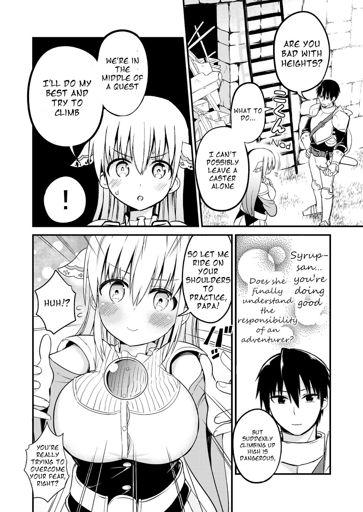 Shiro Madoushi Syrup-san Chapter 18 page 2 - Chapter 18: White Mage Syrup-san Overcoming her Fear