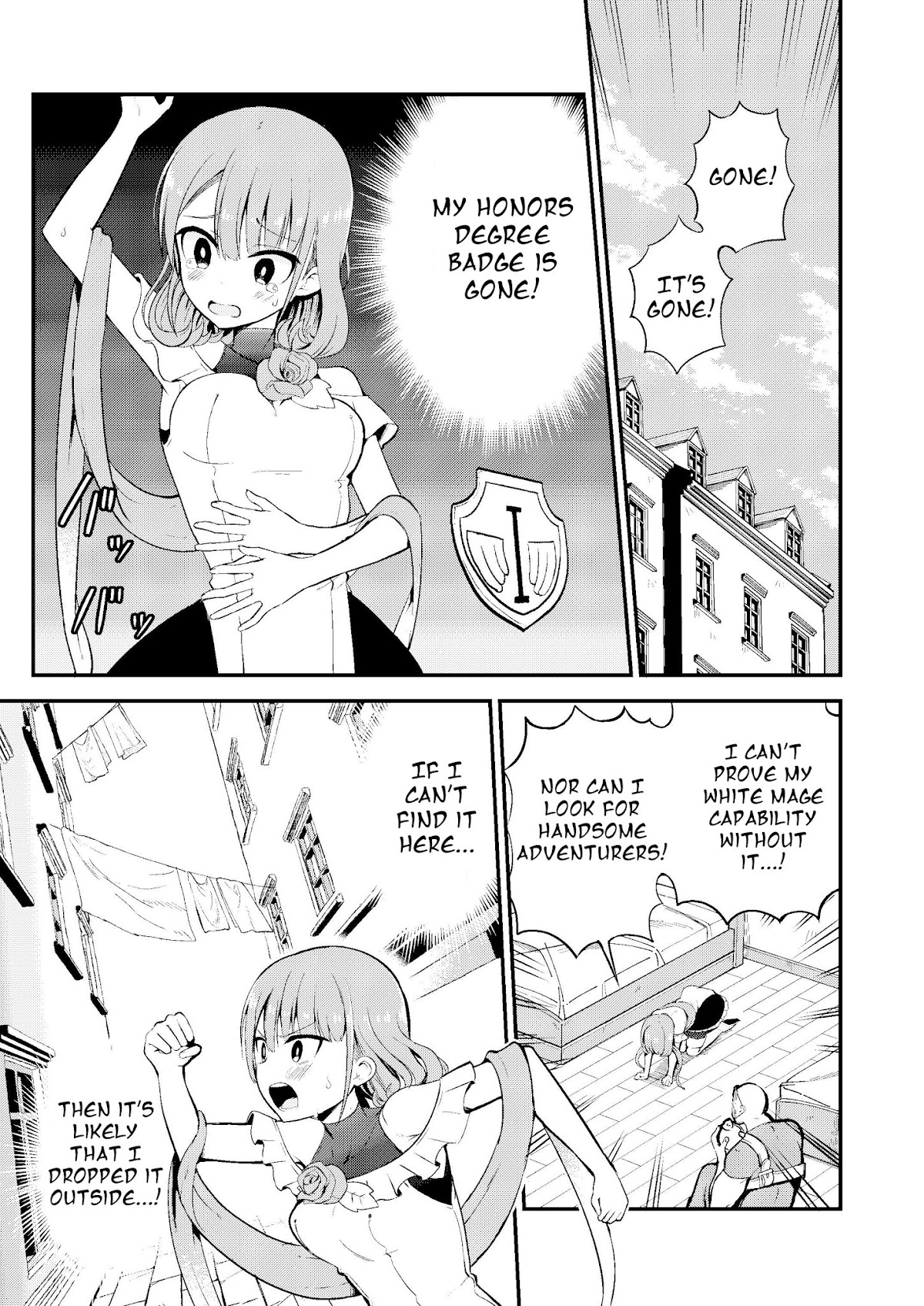 Shiro Madoushi Syrup-san Chapter 30 page 1 - Chapter 30: White Mage Chiffon and Shame