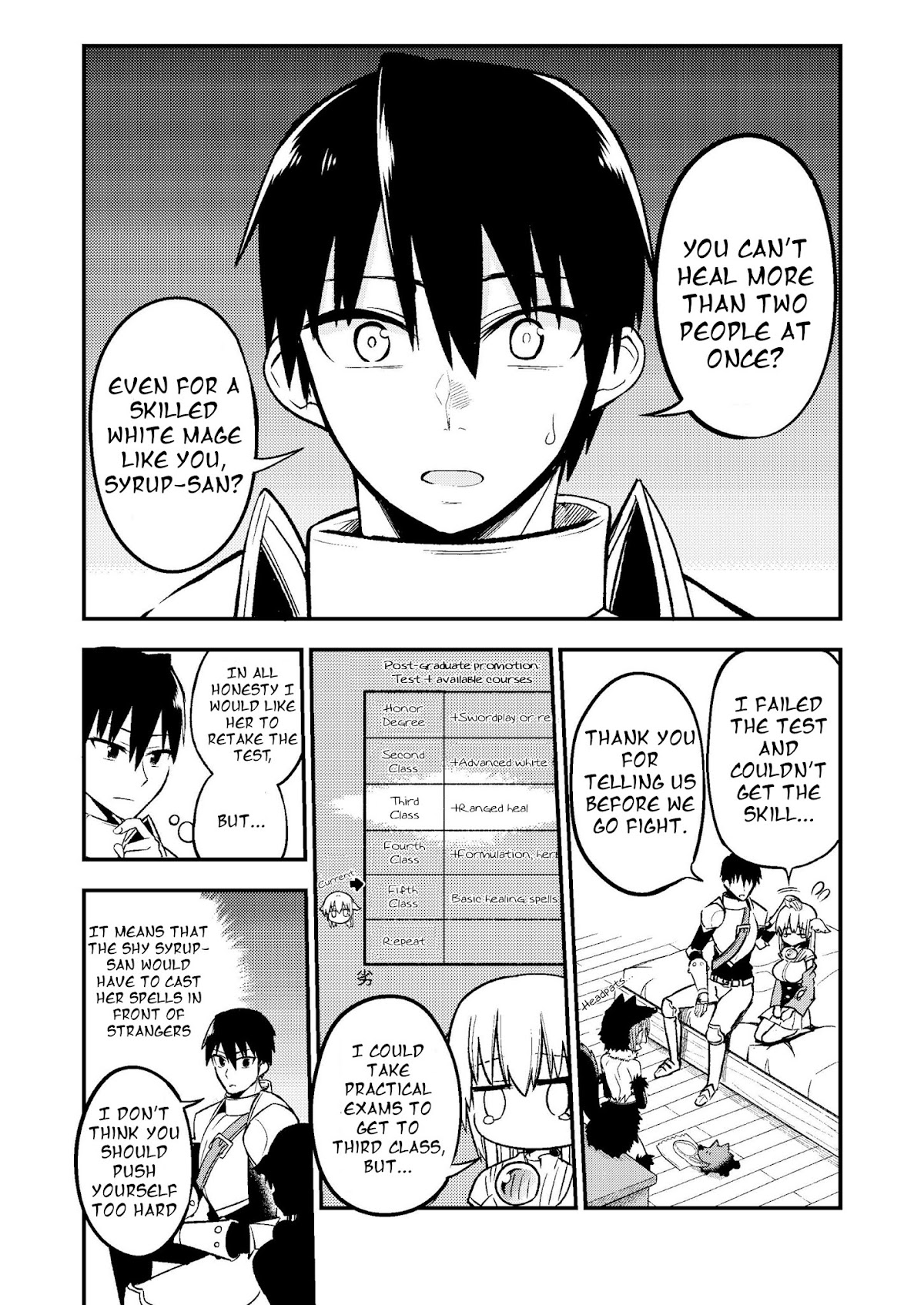 Shiro Madoushi Syrup-san Chapter 32 page 1 - Chapter 32: White Mage Syrup-san and an Encounter