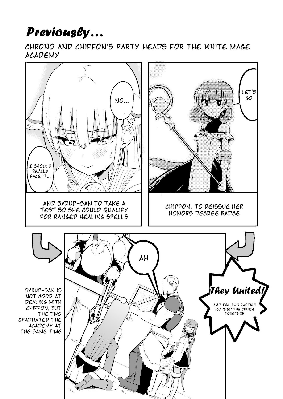 Shiro Madoushi Syrup-san Chapter 33 page 1 - Chapter 33: White Mages On Board