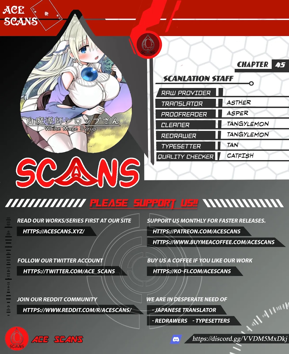 Shiro Madoushi Syrup-san Chapter 45 page 1 - Chapter 45