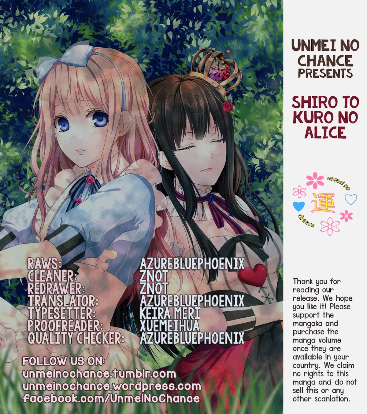Shiro to Kuro no Alice Chapter 5 page 1 - Chapter 5
