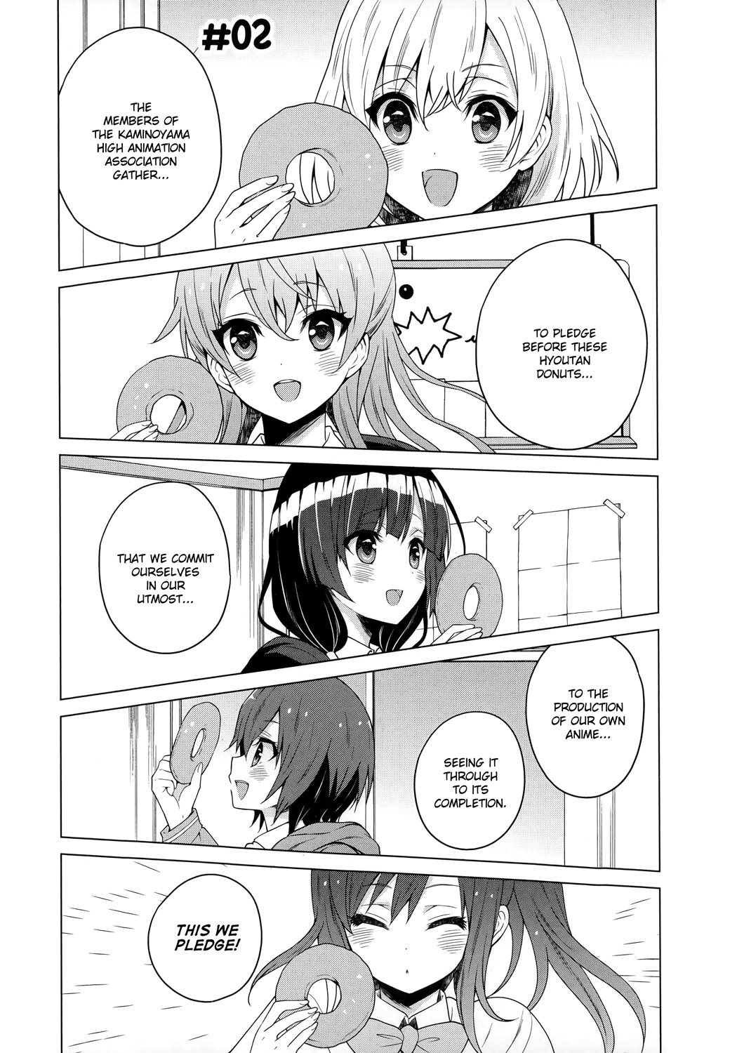 Shirobako - Ueyama Koukou Animation Doukoukai Chapter 2.2 page 1 - Chapter 2 v2 : We're Having Fun But...